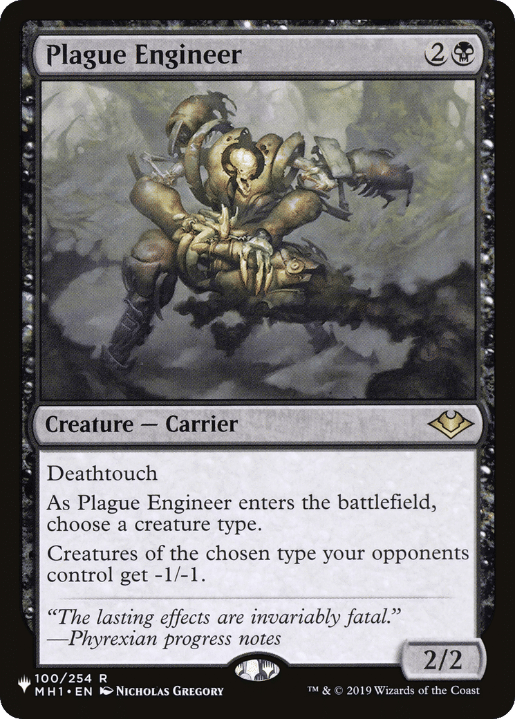 Ingénieur de peste — The List — Magic: The Gathering