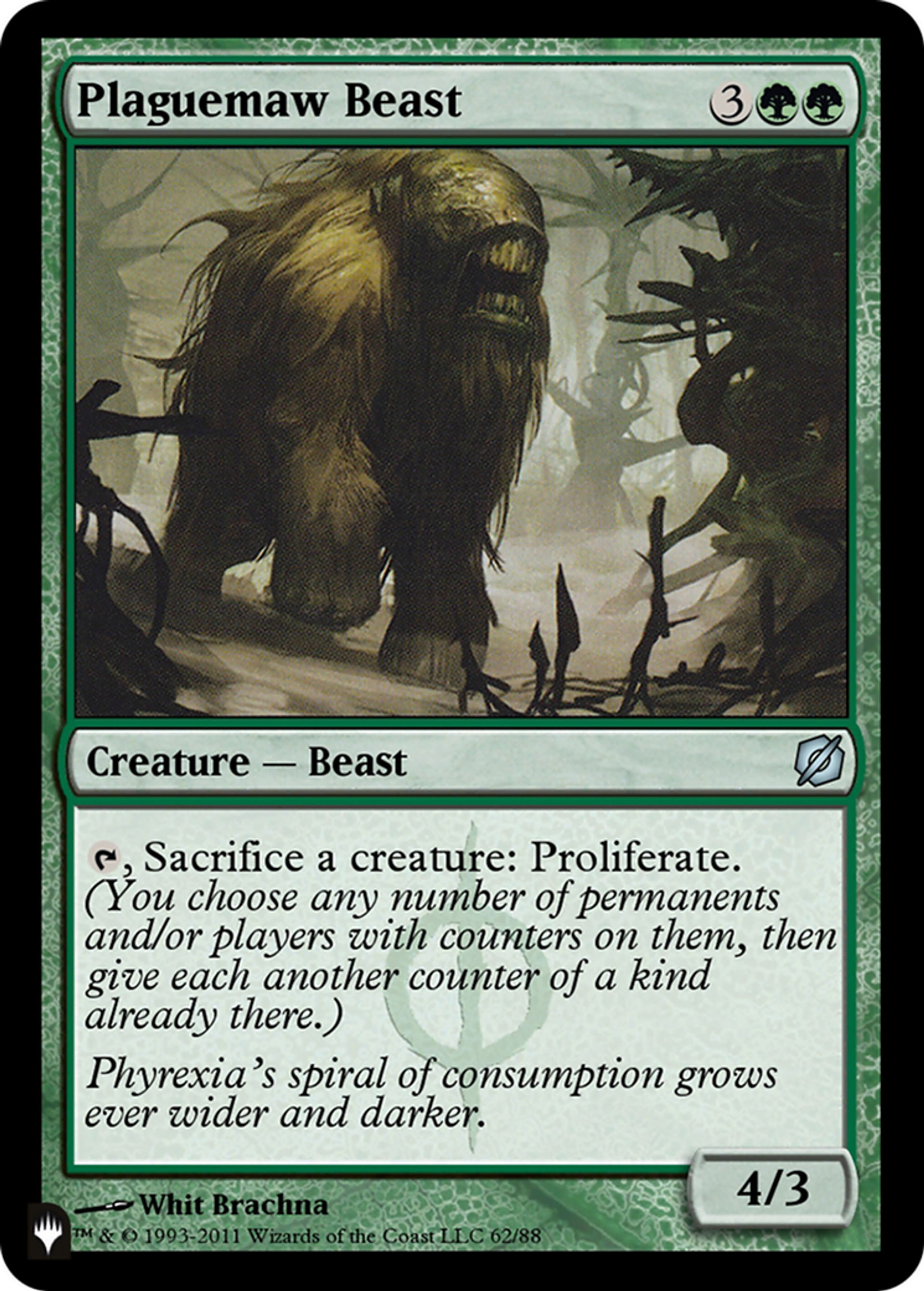 Bête pestegueule — The List — Magic: The Gathering