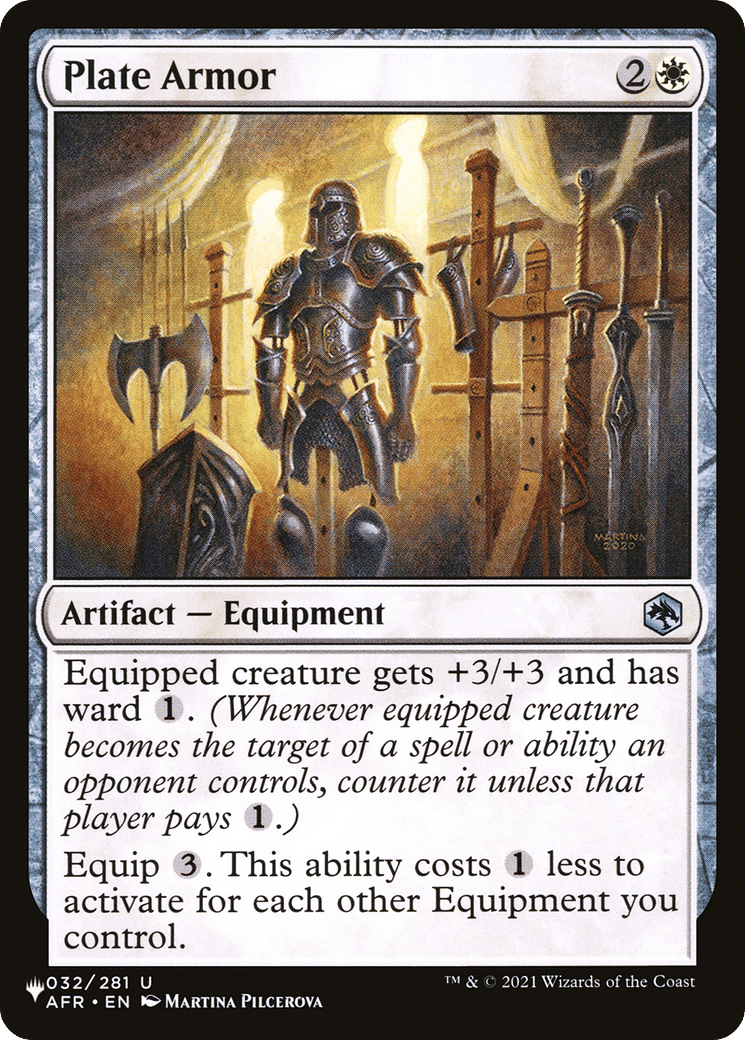 Plate Armor — The List — Magic: The Gathering