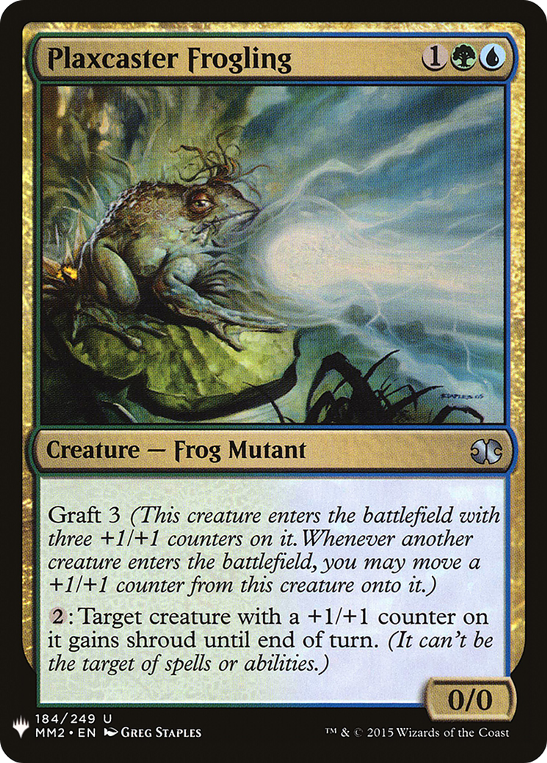 Plaxcaster Frogling — The List — Magic: The Gathering