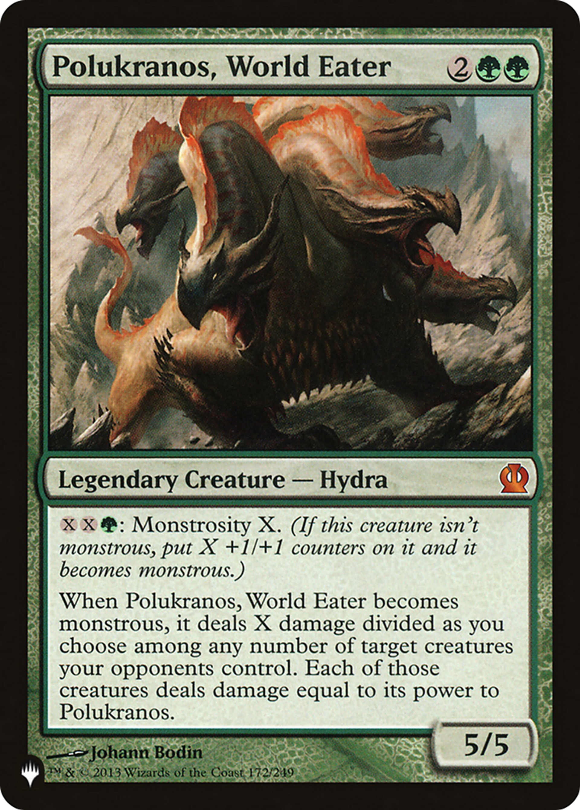 Polukranos, dévoreur de mondes — The List — Magic: The Gathering