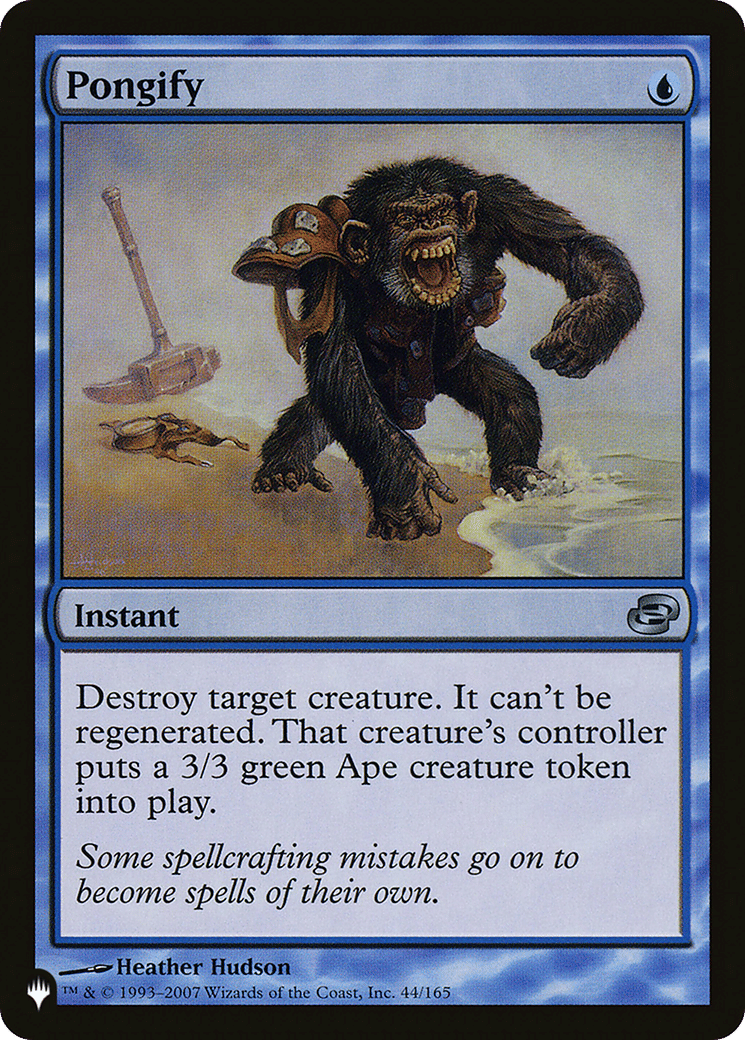 Pongify — The List — Magic: The Gathering