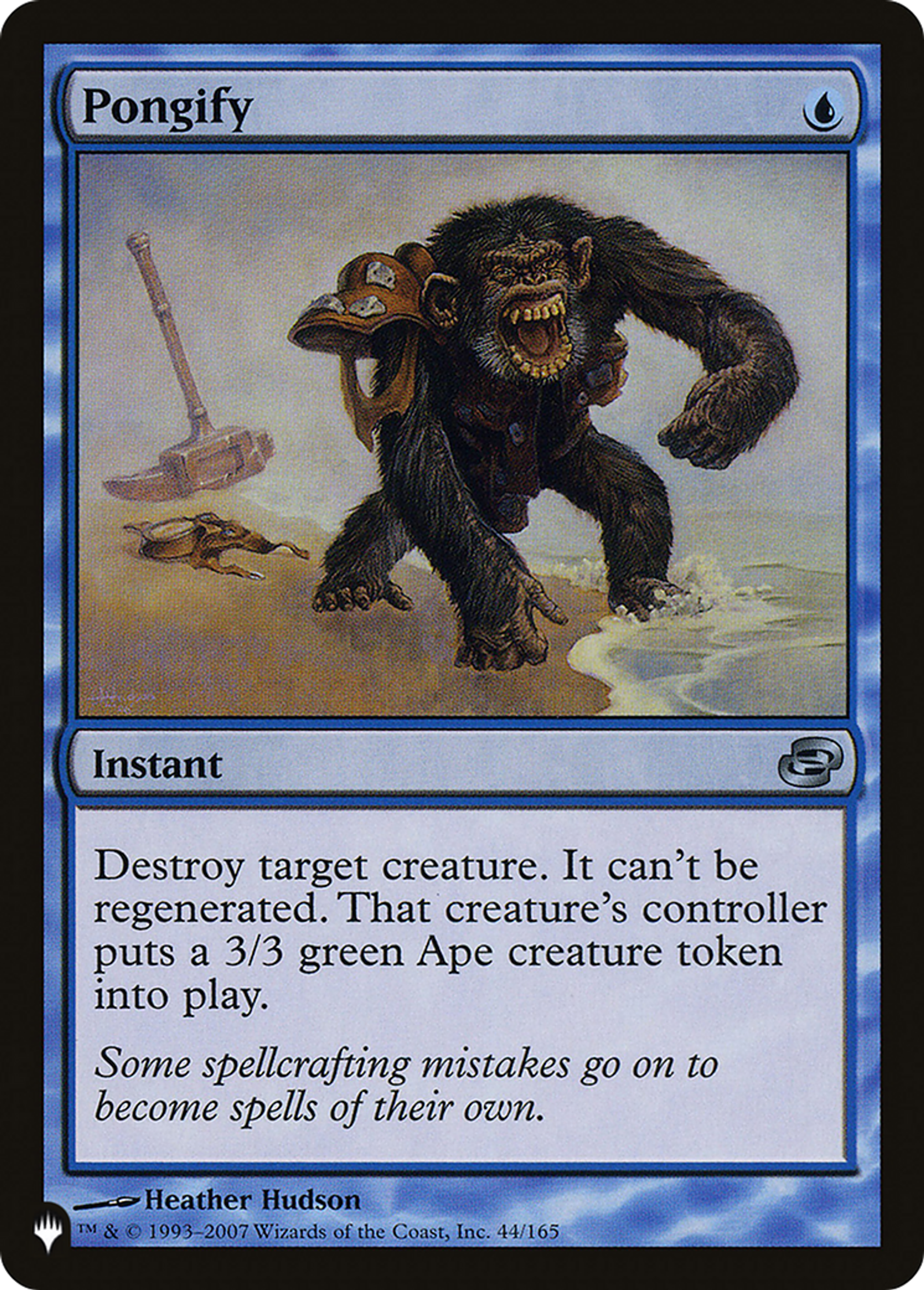 Pongidification — The List — Magic: The Gathering