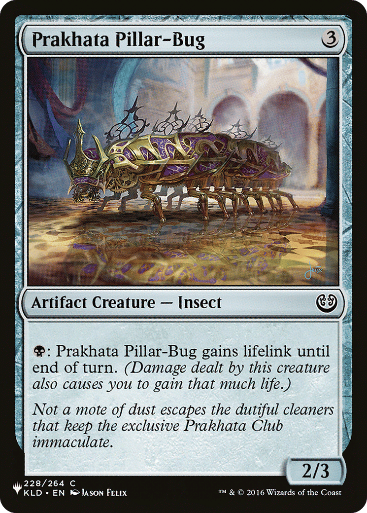 Prakhata Pillar-Bug — The List — Magic: The Gathering