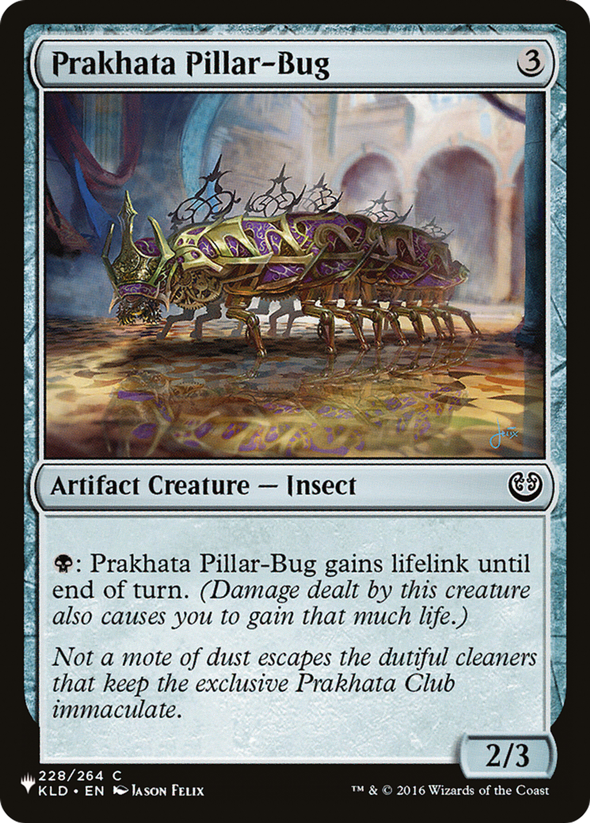 Prakhata Pillar-Bug — The List — Magic: The Gathering