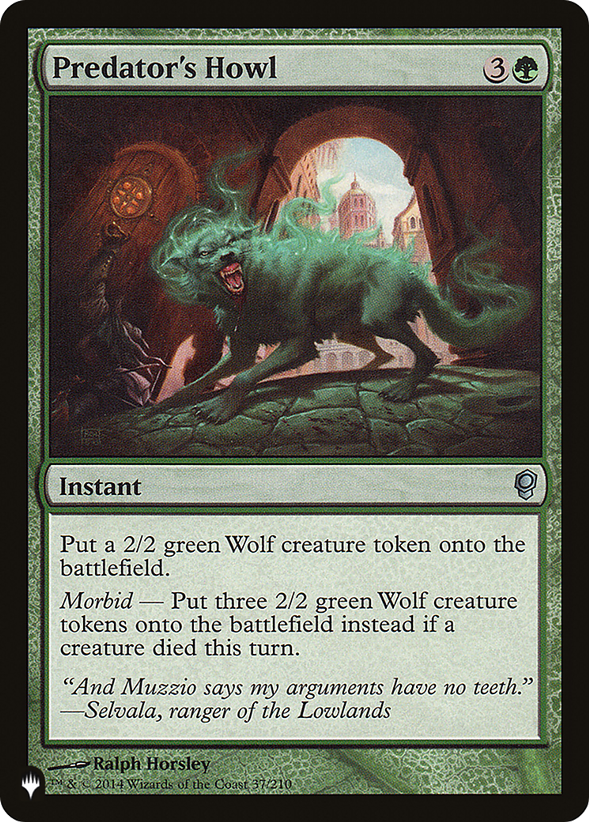 Predator's Howl — The List — Magic: The Gathering