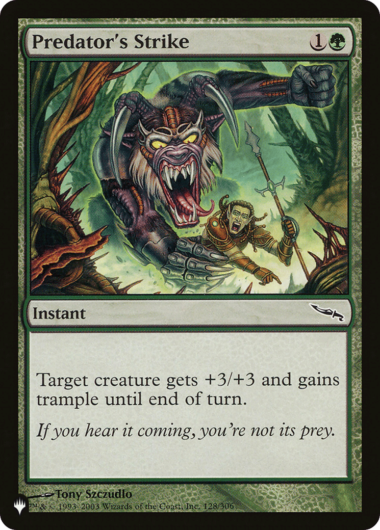 Predator's Strike — The List — Magic: The Gathering