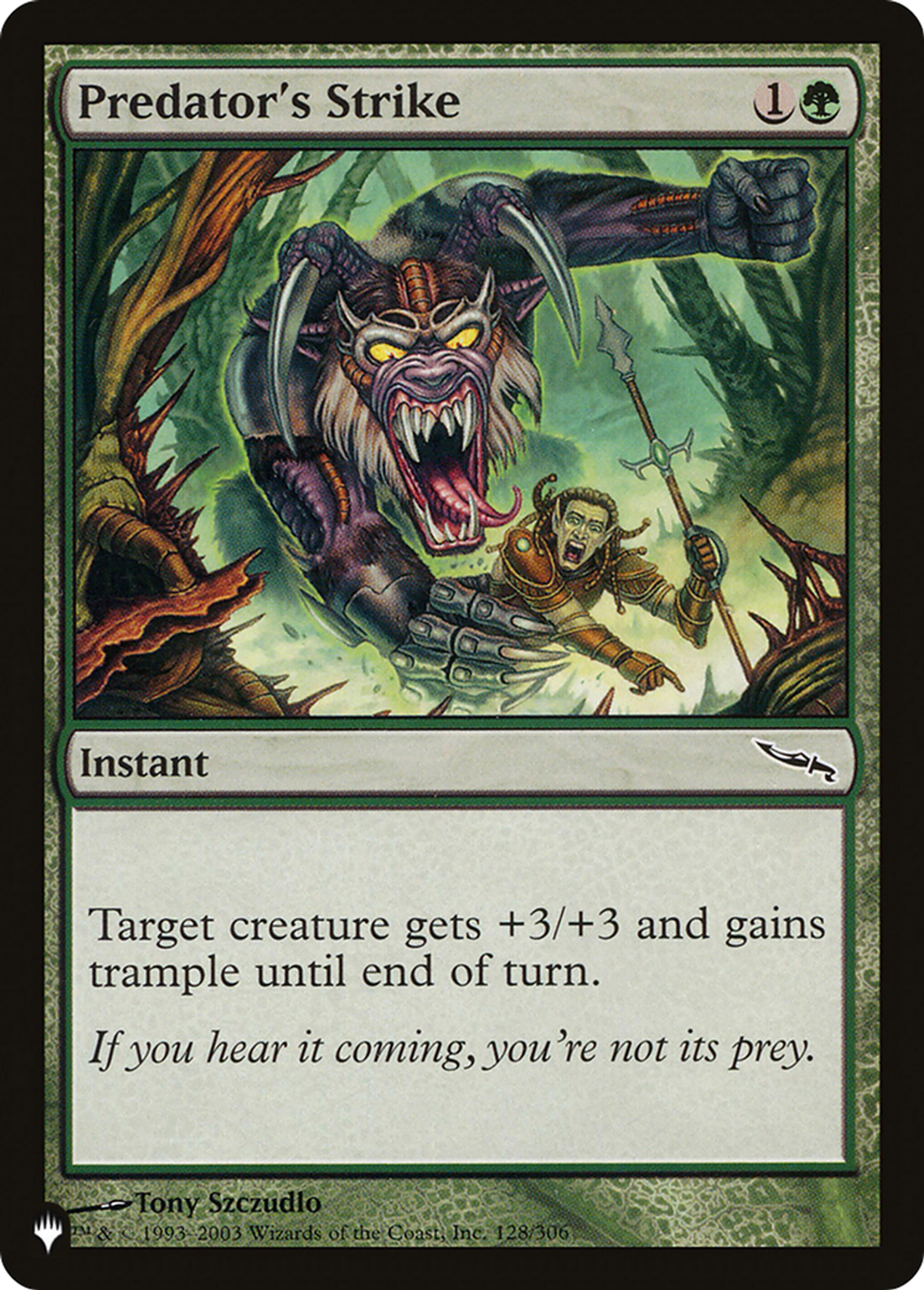 Predator's Strike — The List — Magic: The Gathering