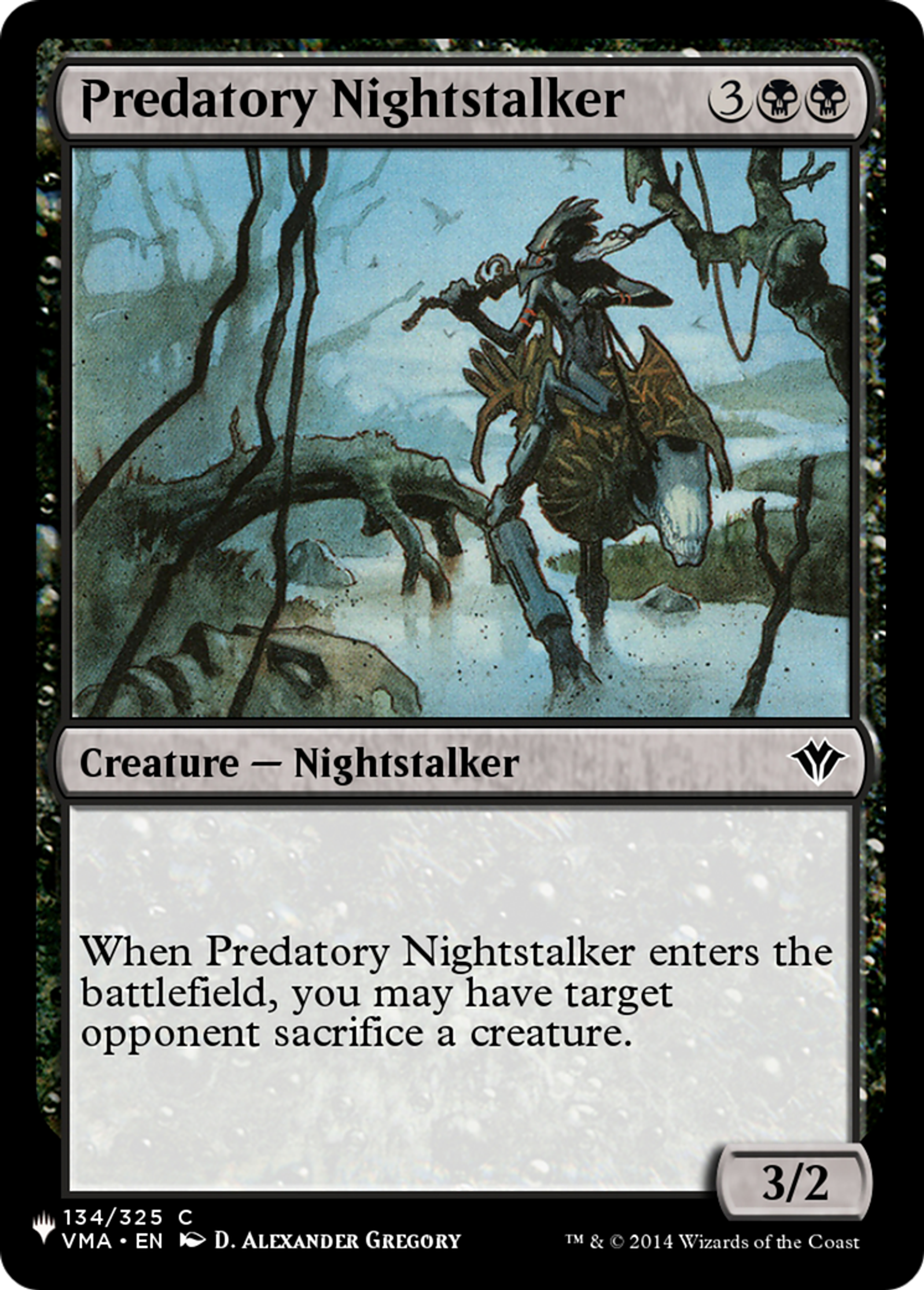 Chassenuit prédateur — The List — Magic: The Gathering