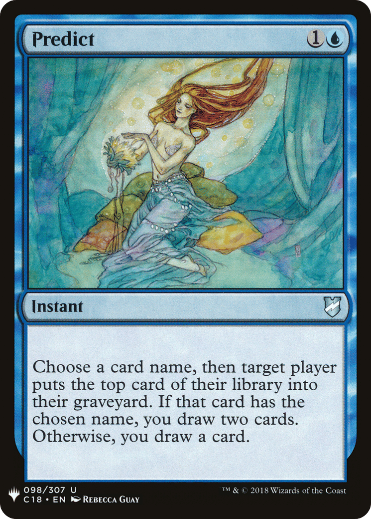Predict — The List — Magic: The Gathering