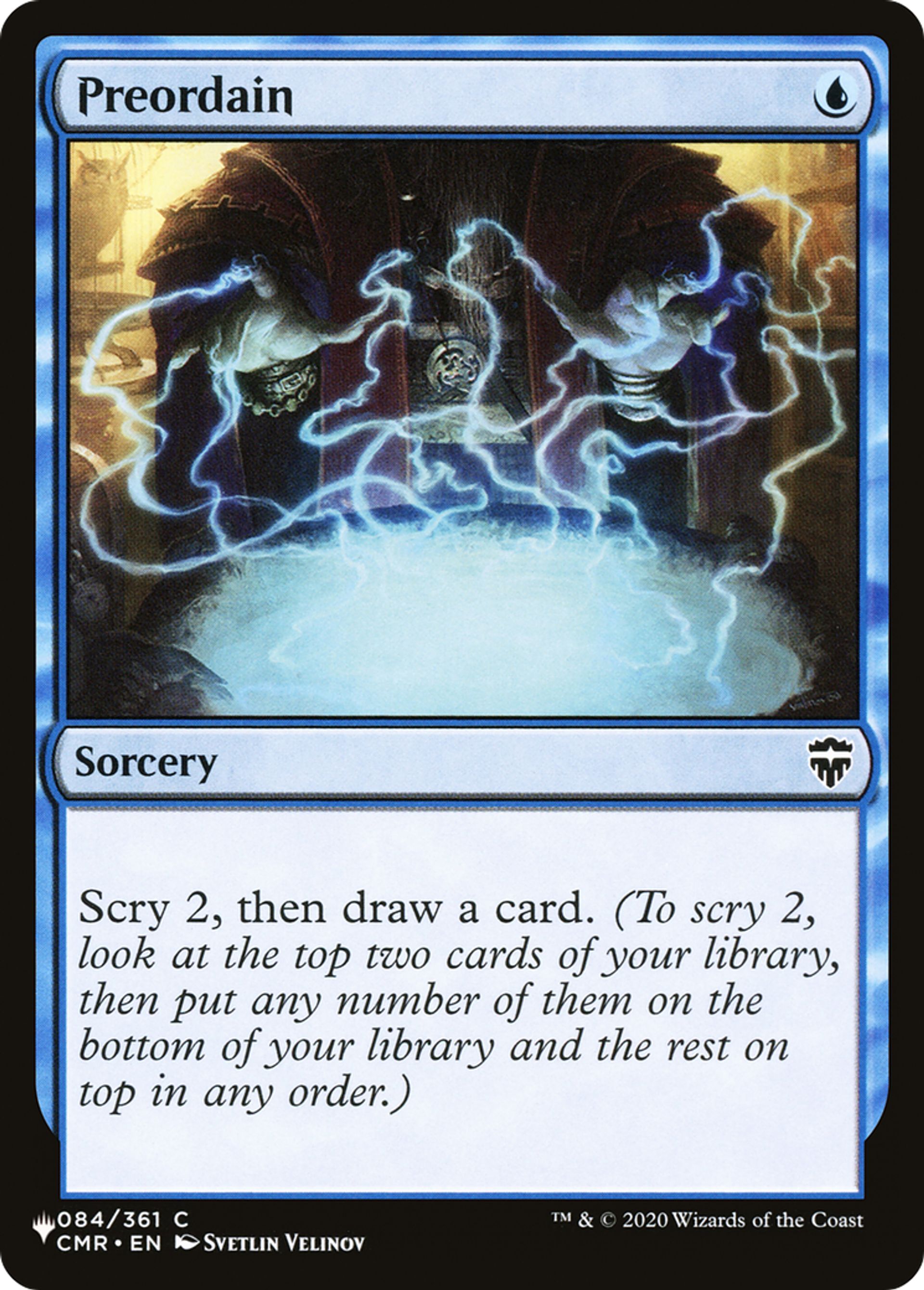 Preordain — The List — Magic: The Gathering