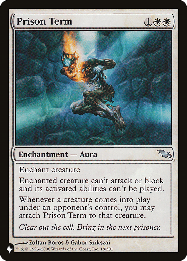 Prison Term — The List — Magic: The Gathering
