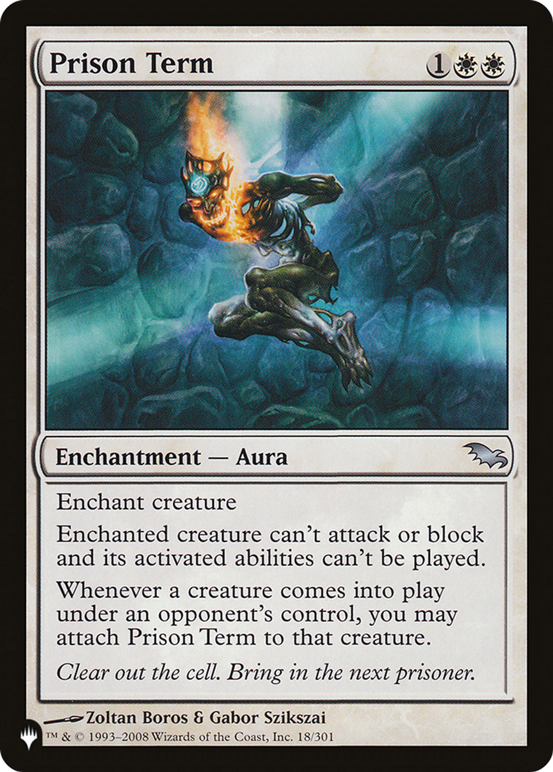 Peine de prison — The List — Magic: The Gathering