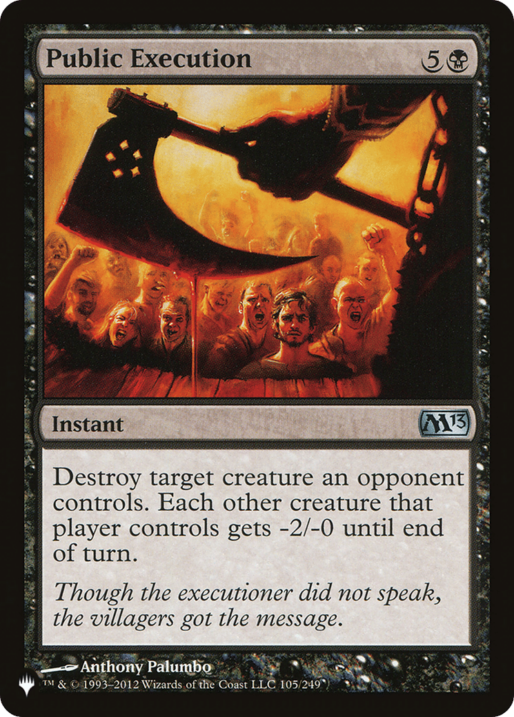 Public Execution — The List — Magic: The Gathering