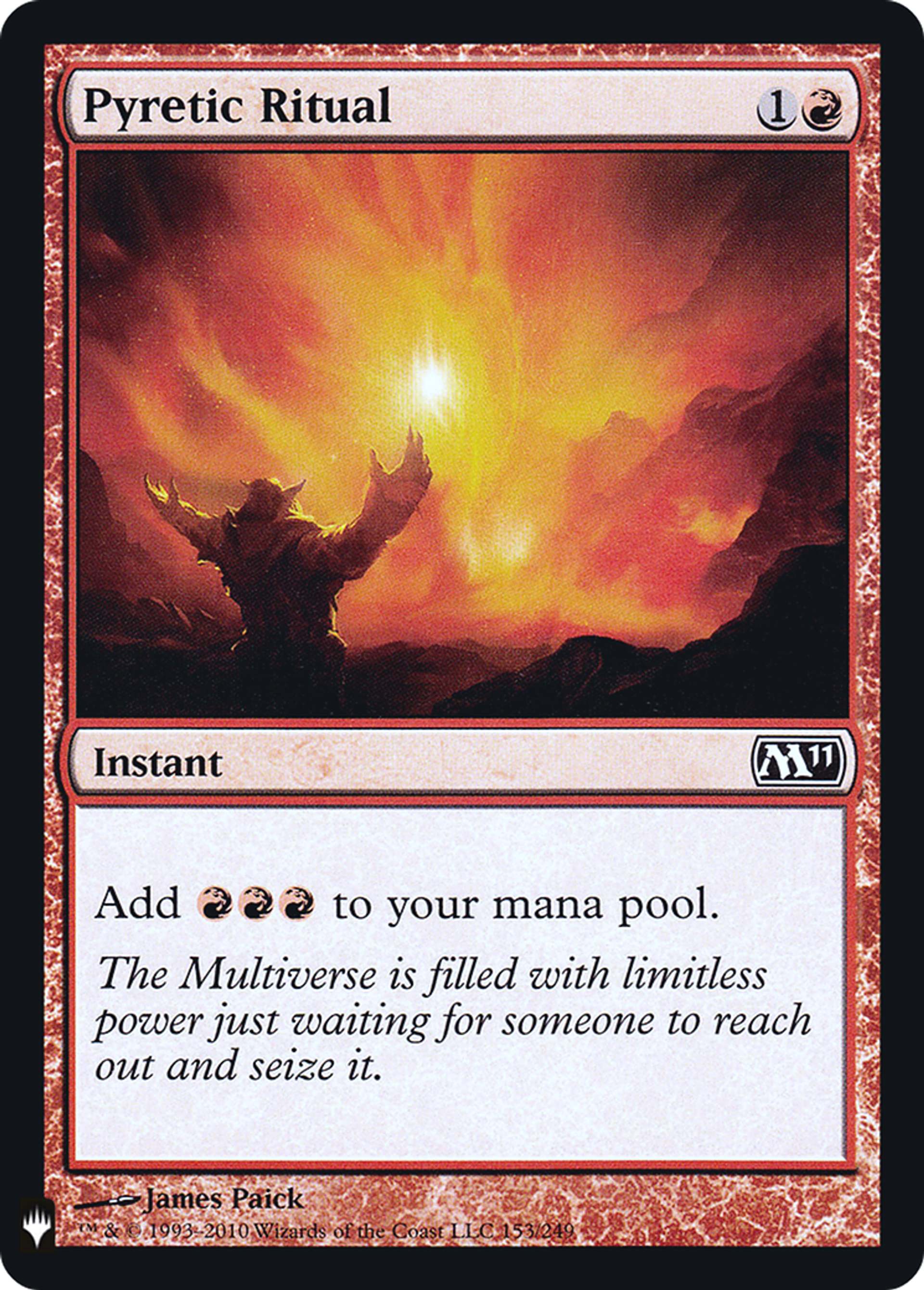 Pyretic Ritual — The List — Magic: The Gathering