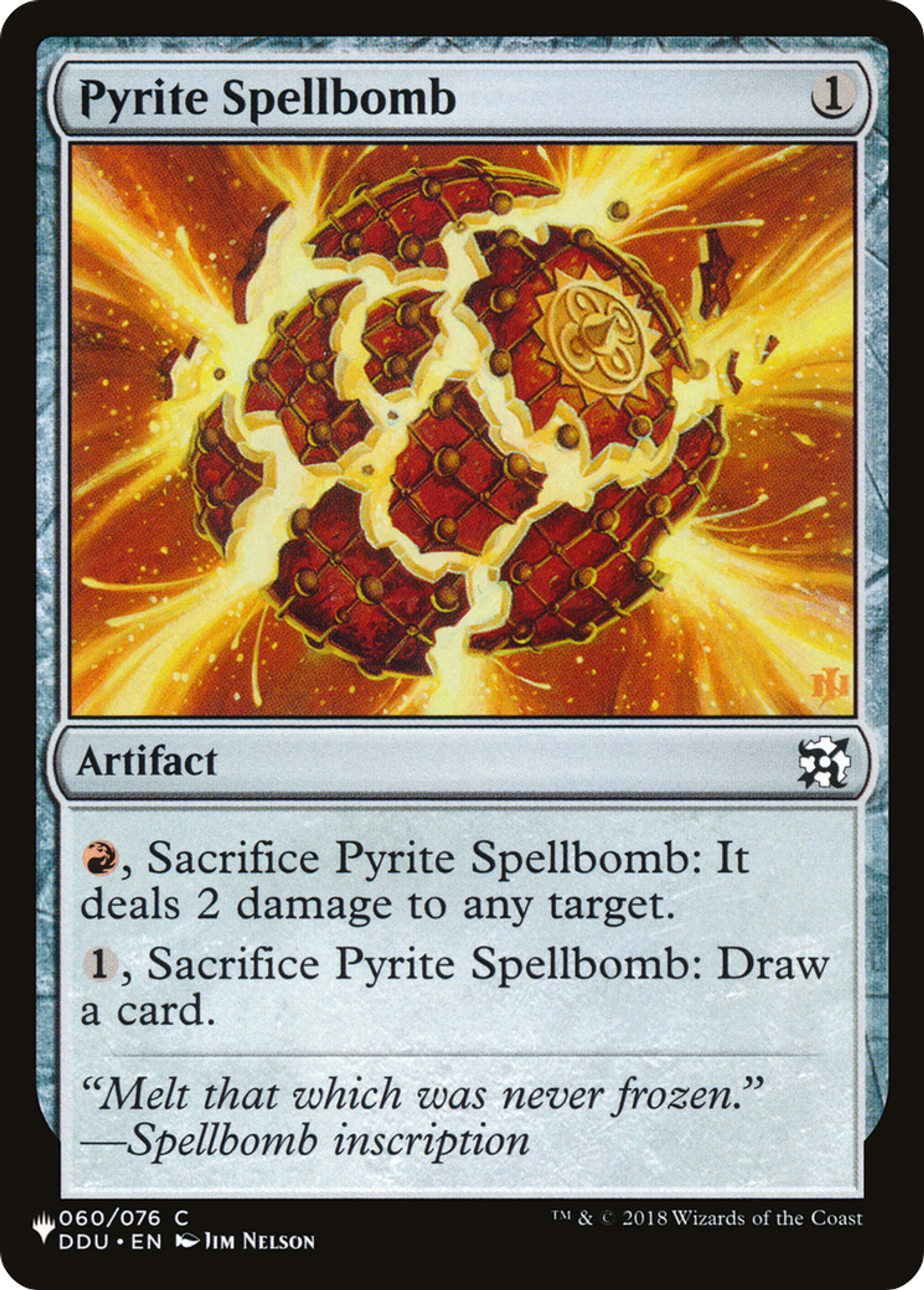 Pyrite Spellbomb — The List — Magic: The Gathering