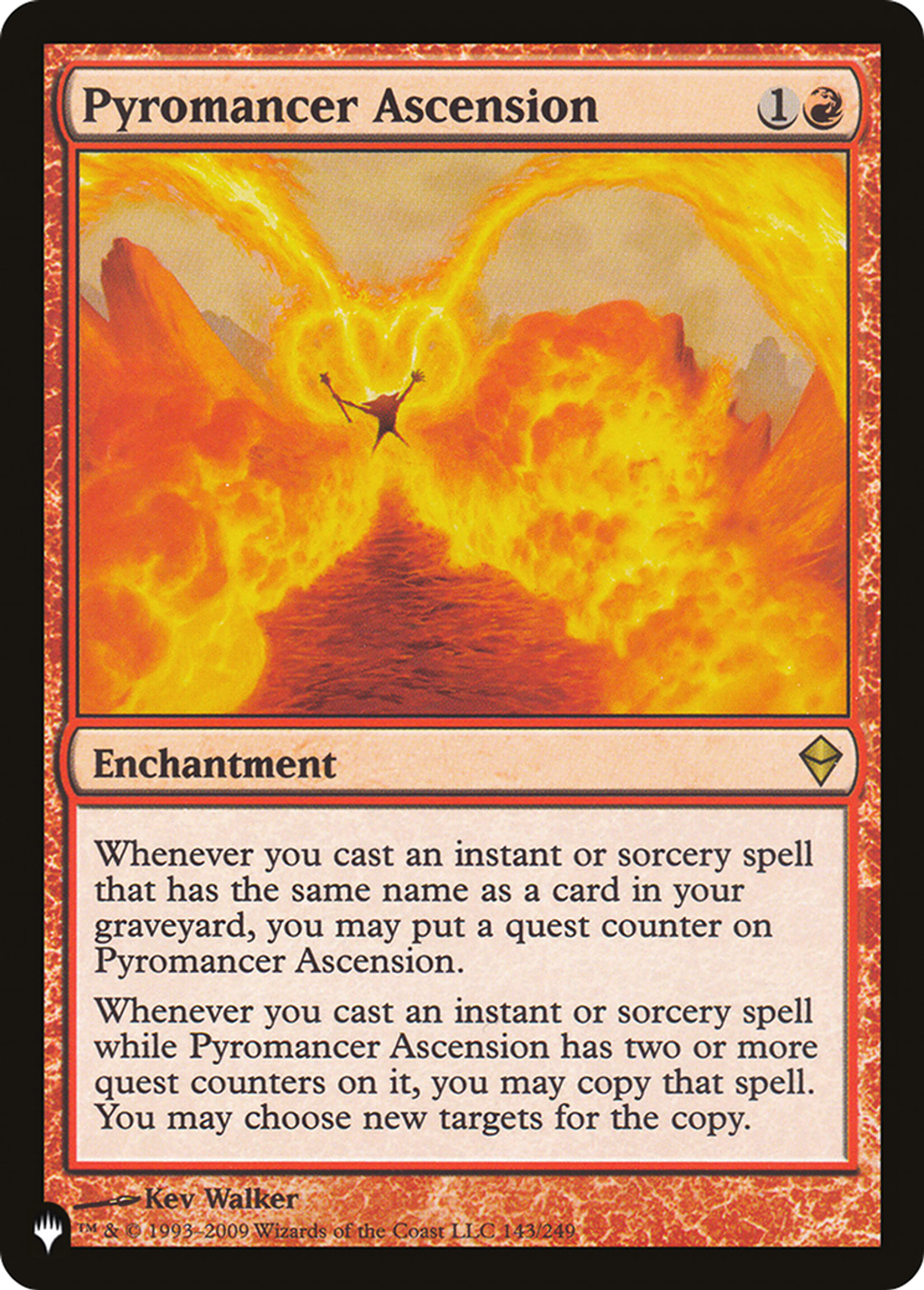 Ascension du pyromancien — The List — Magic: The Gathering
