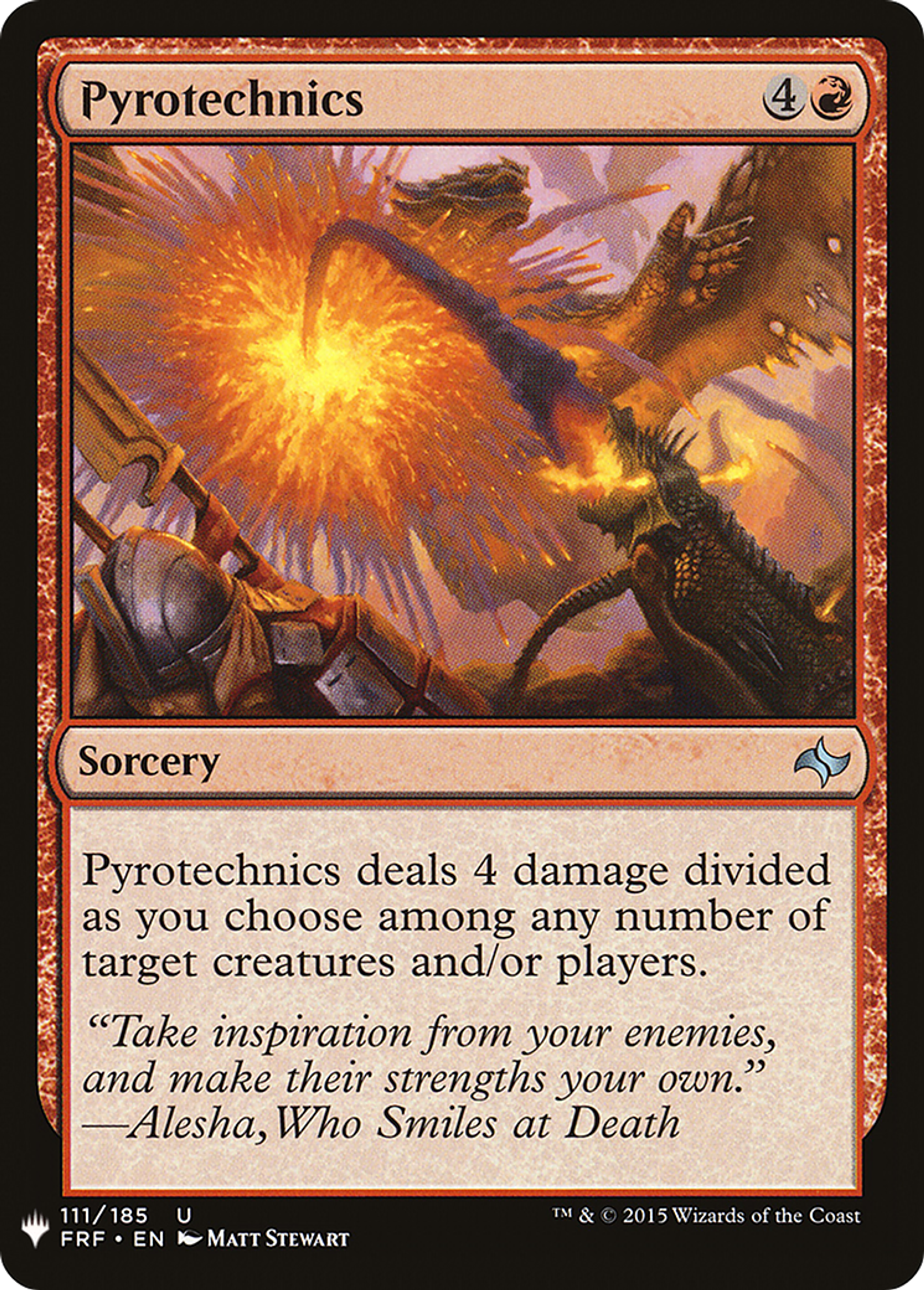 Pyrotechnics — The List — Magic: The Gathering