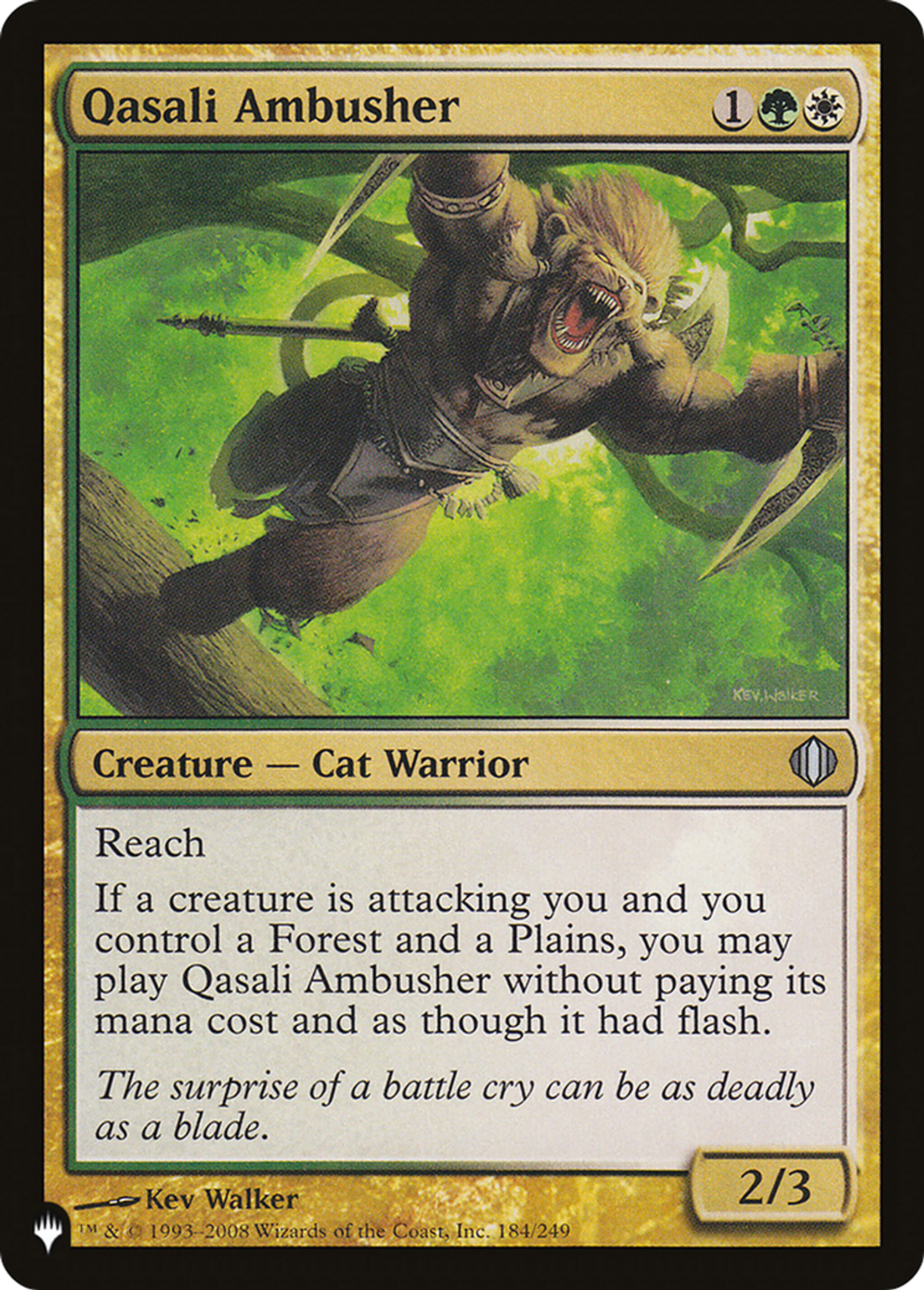 Qasali Ambusher — The List — Magic: The Gathering