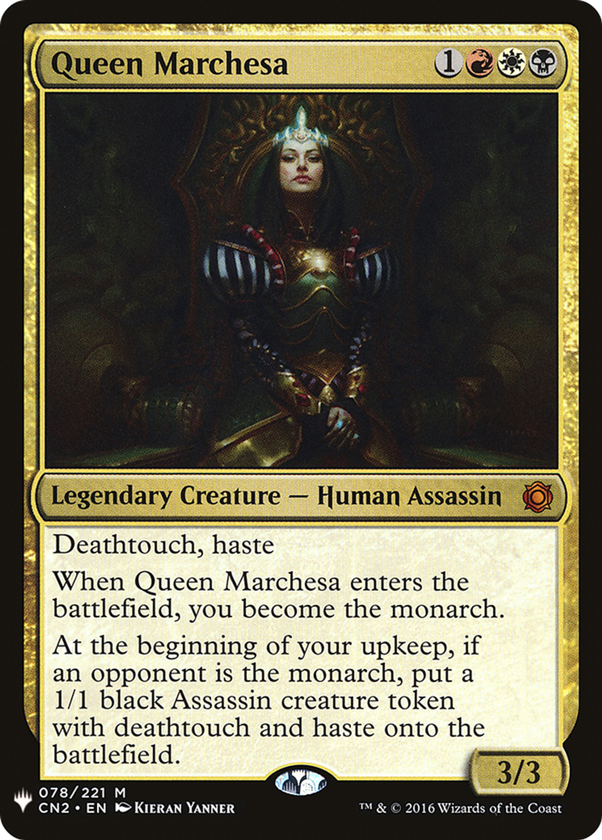 Queen Marchesa — The List — Magic: The Gathering