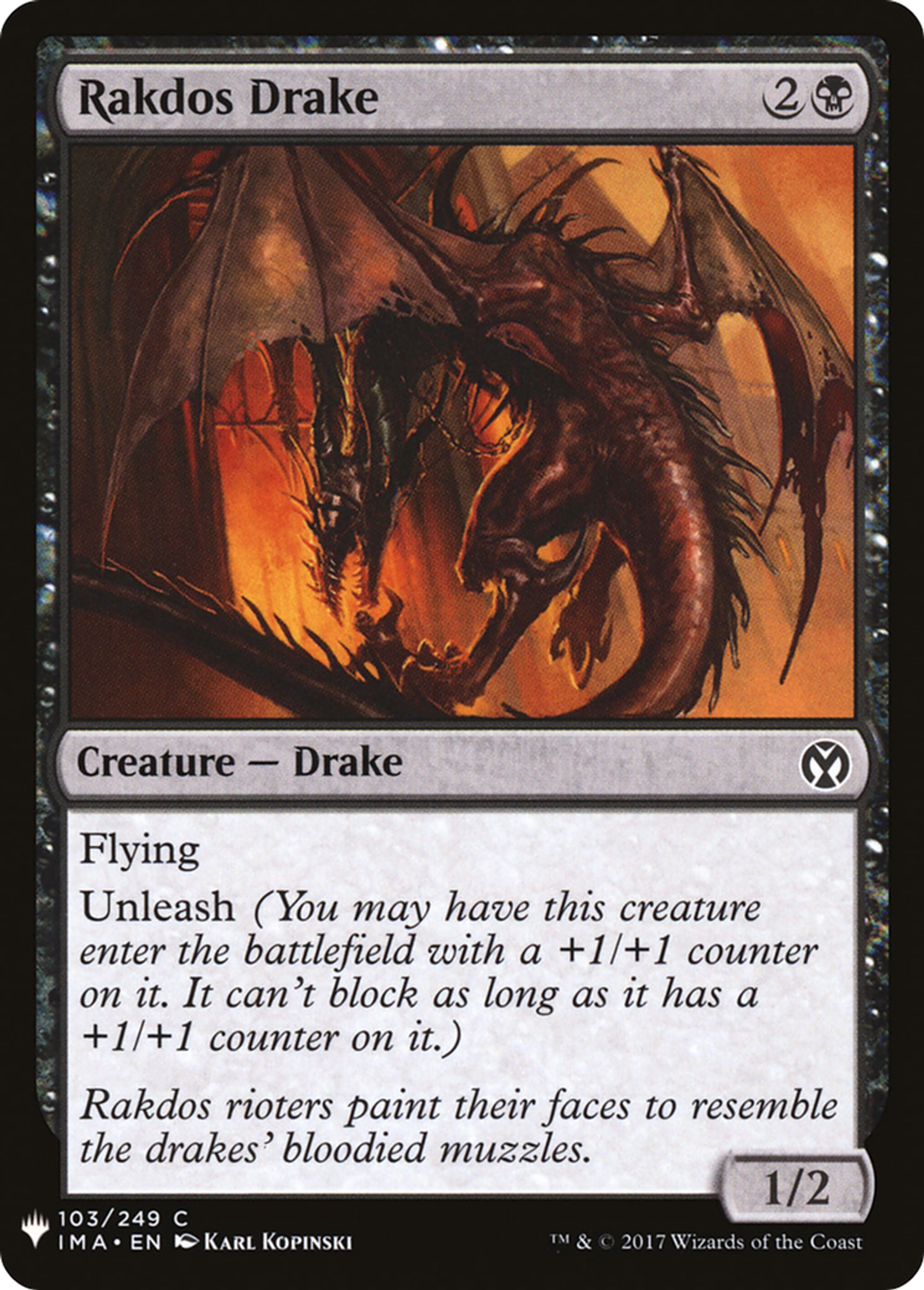 Rakdos Drake — The List — Magic: The Gathering