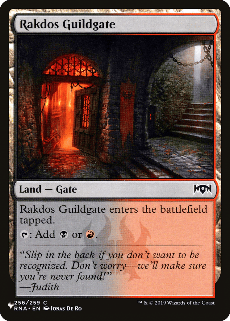 Rakdos Guildgate — The List — Magic: The Gathering