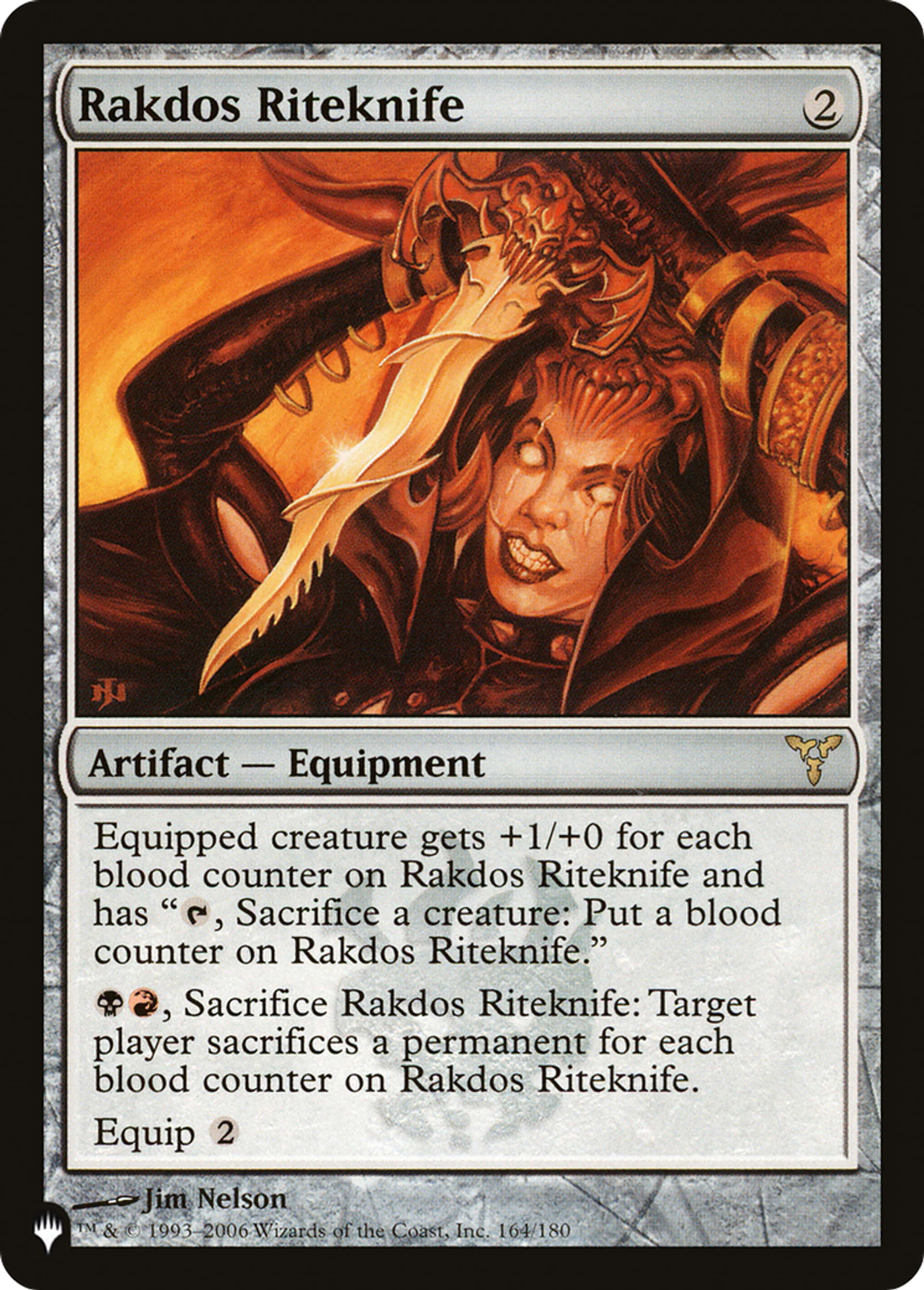Rakdos Riteknife — The List — Magic: The Gathering