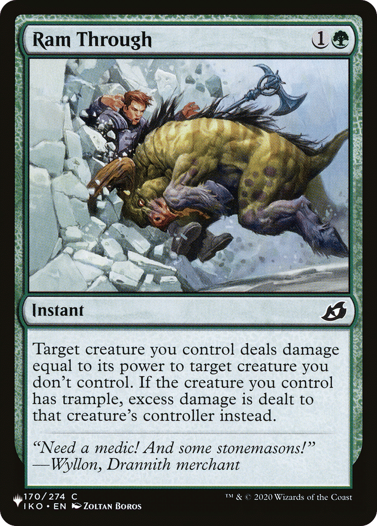 Ram Through — The List — Magic: The Gathering