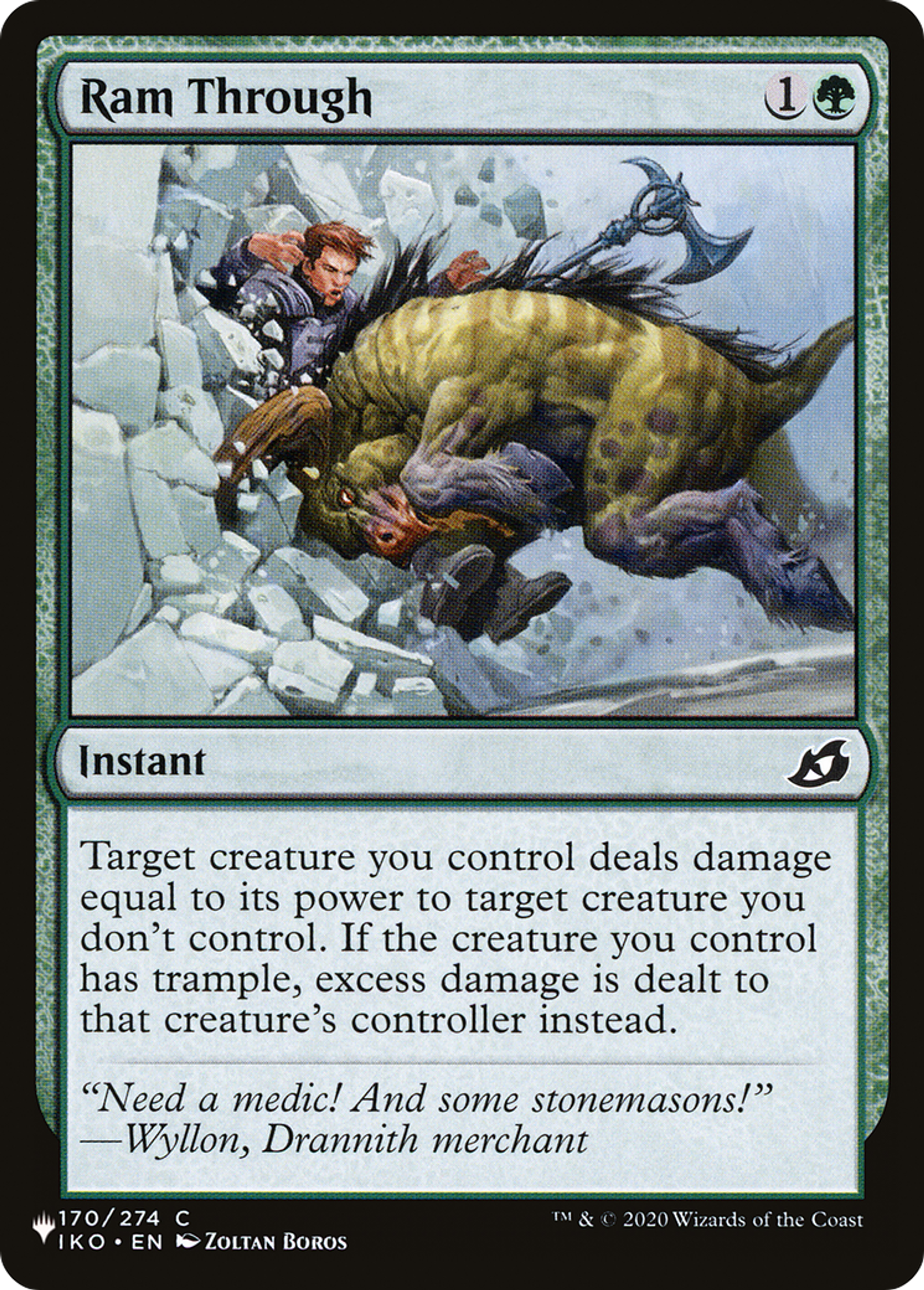Ram Through — The List — Magic: The Gathering