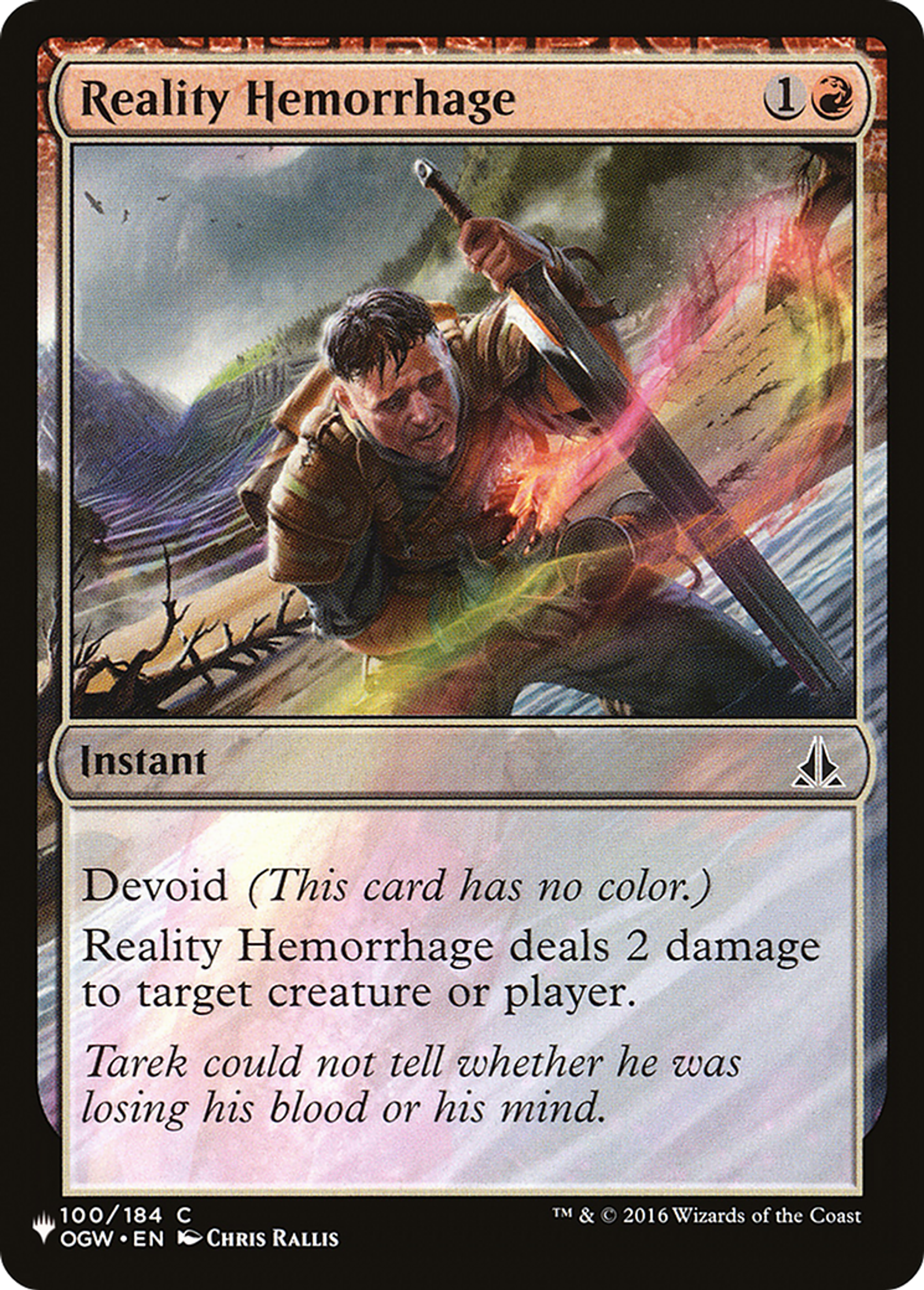 Reality Hemorrhage — The List — Magic: The Gathering
