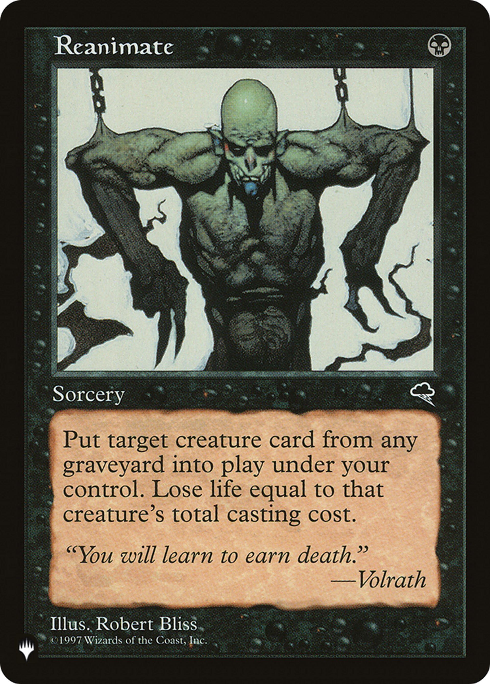 Reanimate — The List — Magic: The Gathering