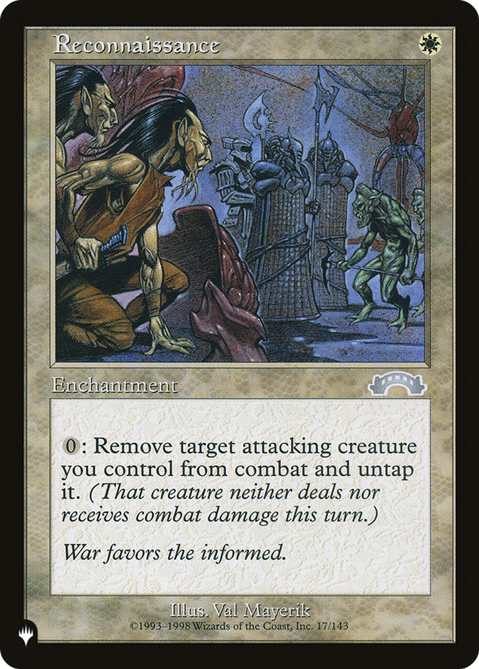 Reconnaissance — The List — Magic: The Gathering