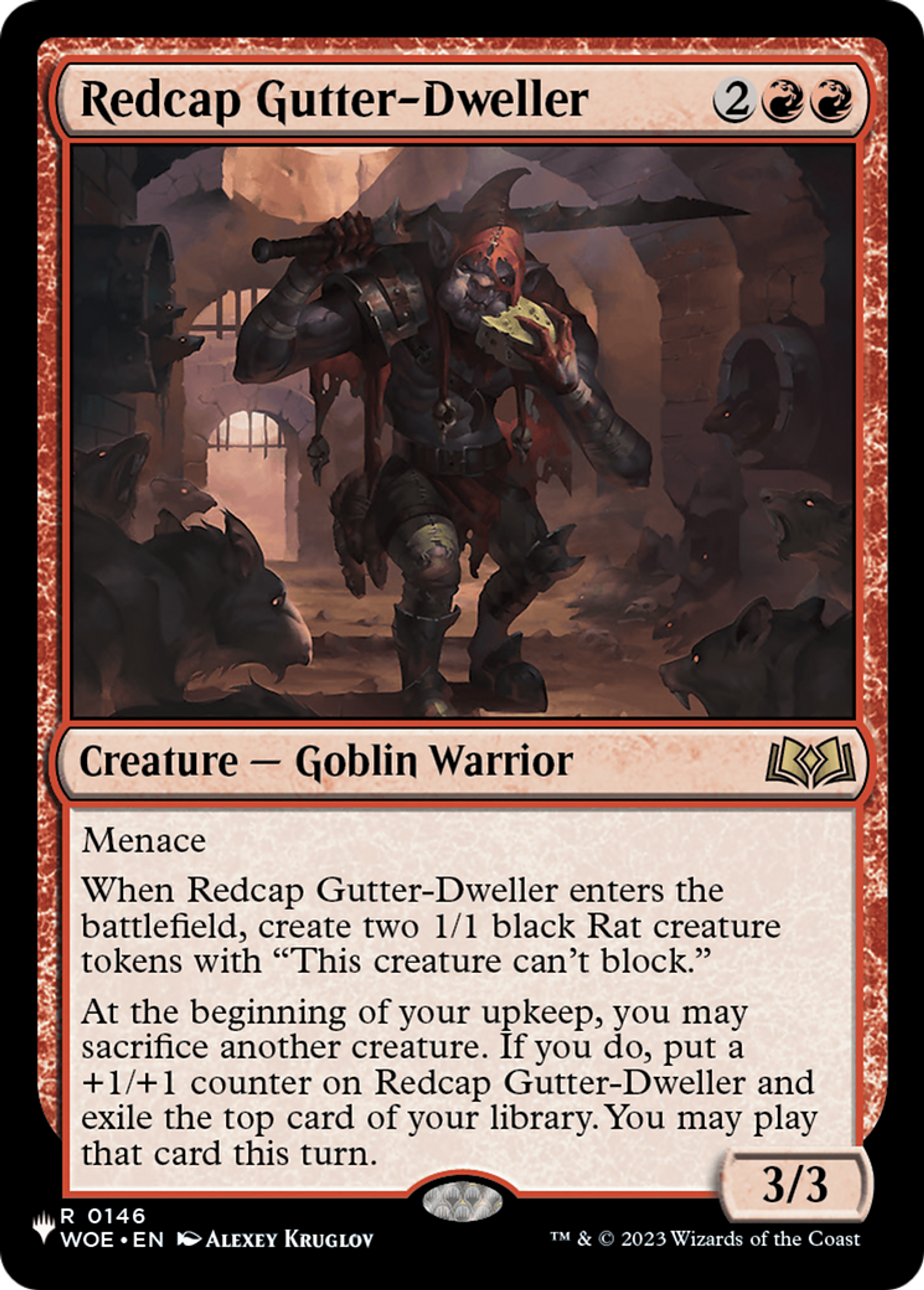 Redcap Gutter-Dweller — The List — Magic: The Gathering