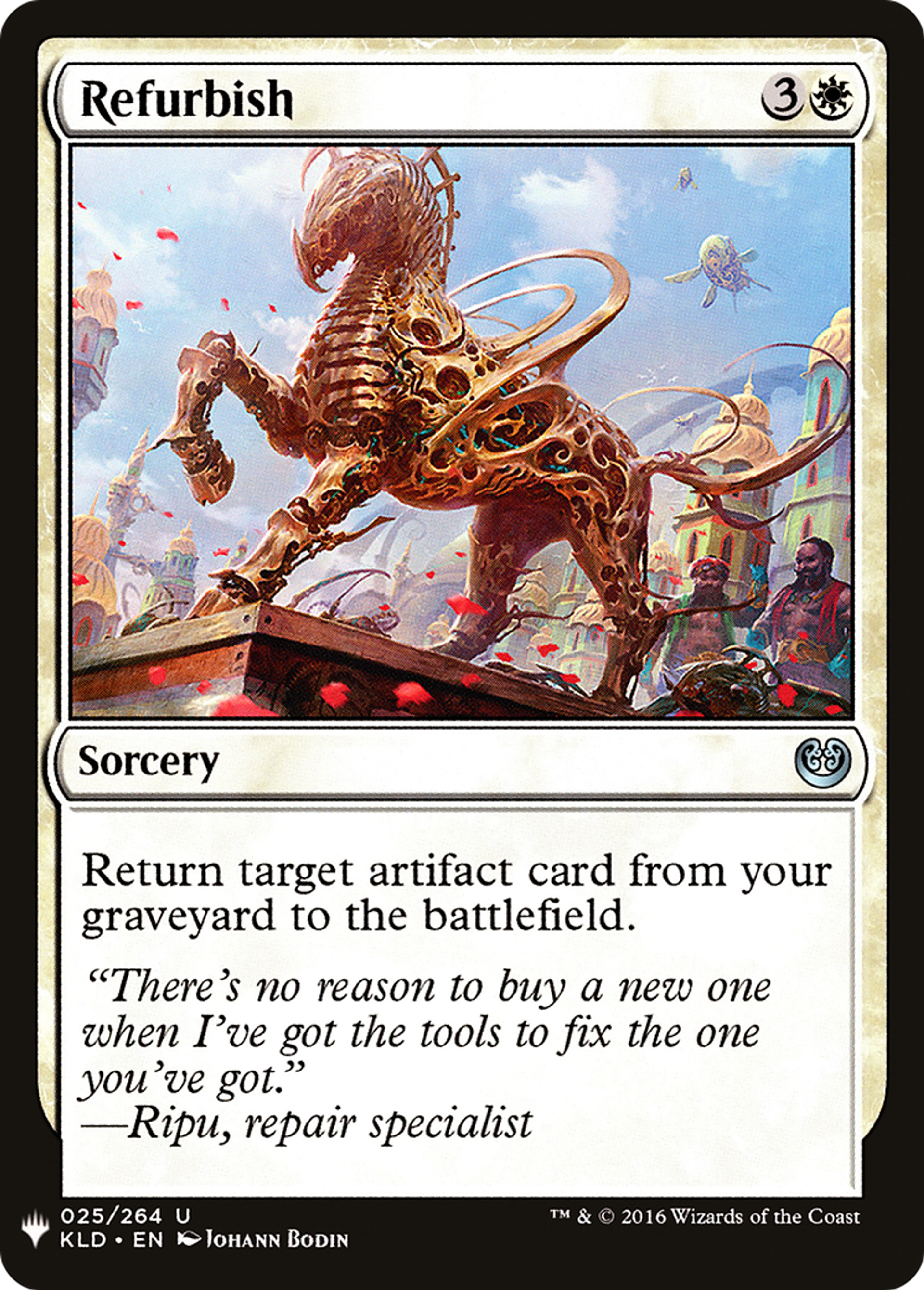 Refurbish — The List — Magic: The Gathering