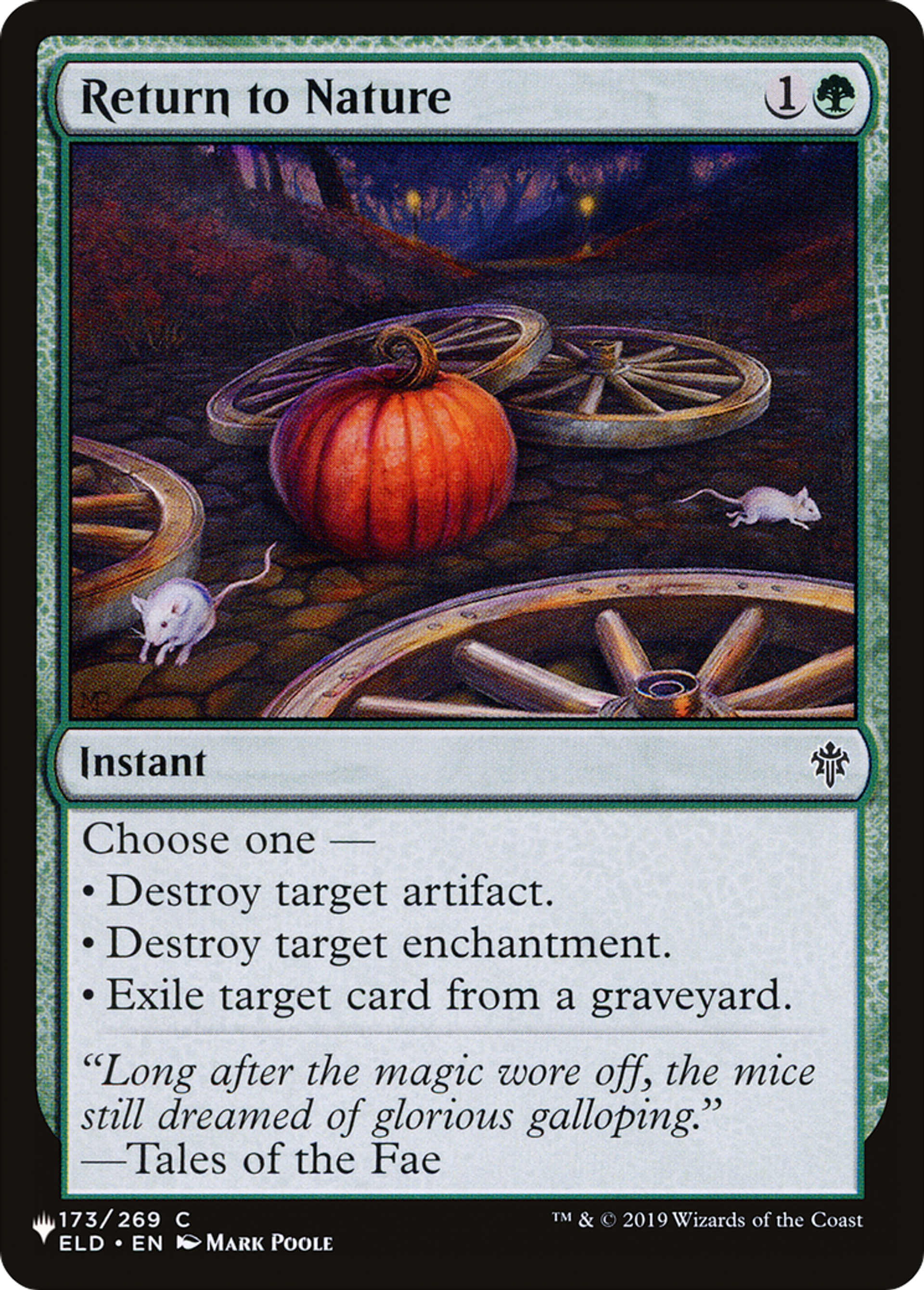 Return to Nature — The List — Magic: The Gathering