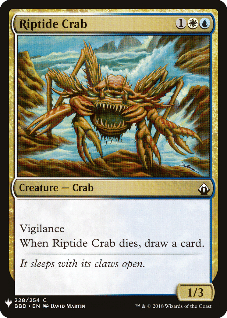 Riptide Crab — The List — Magic: The Gathering