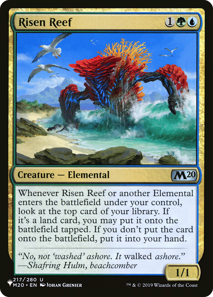 Risen Reef — The List — Magic: The Gathering