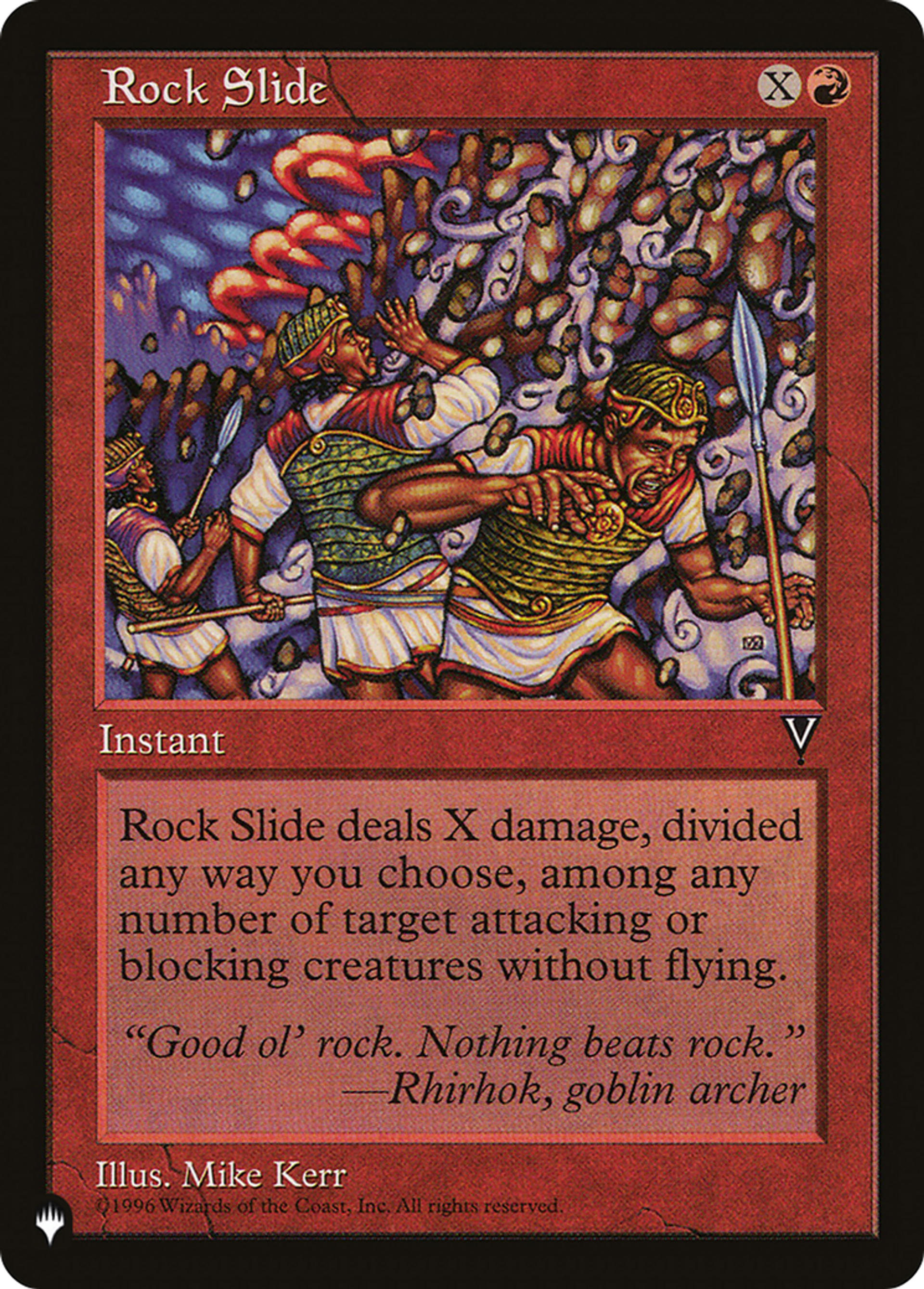 Rock Slide — The List — Magic: The Gathering