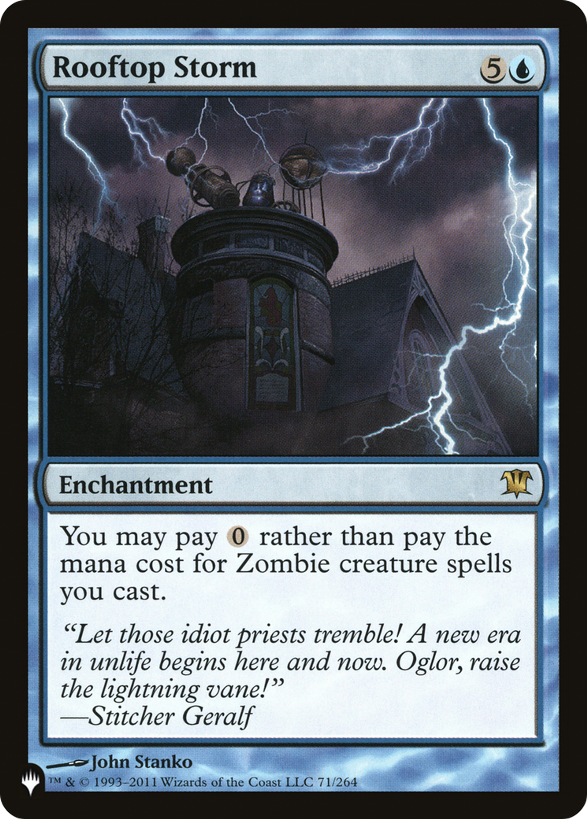 Rooftop Storm — The List — Magic: The Gathering