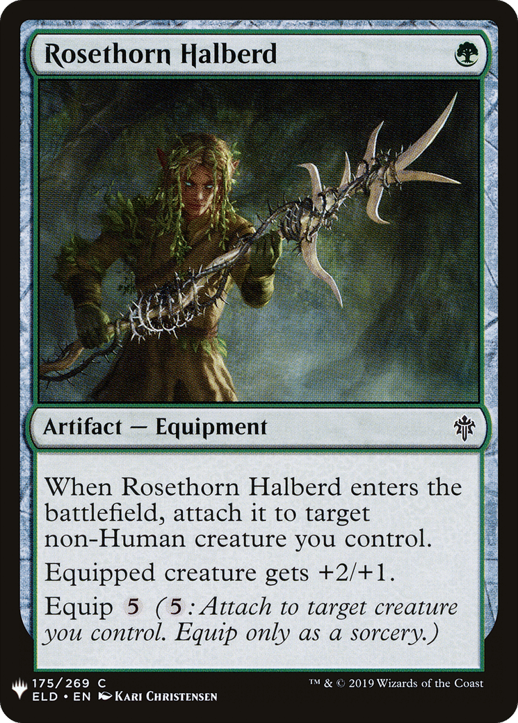 Rosethorn Halberd — The List — Magic: The Gathering