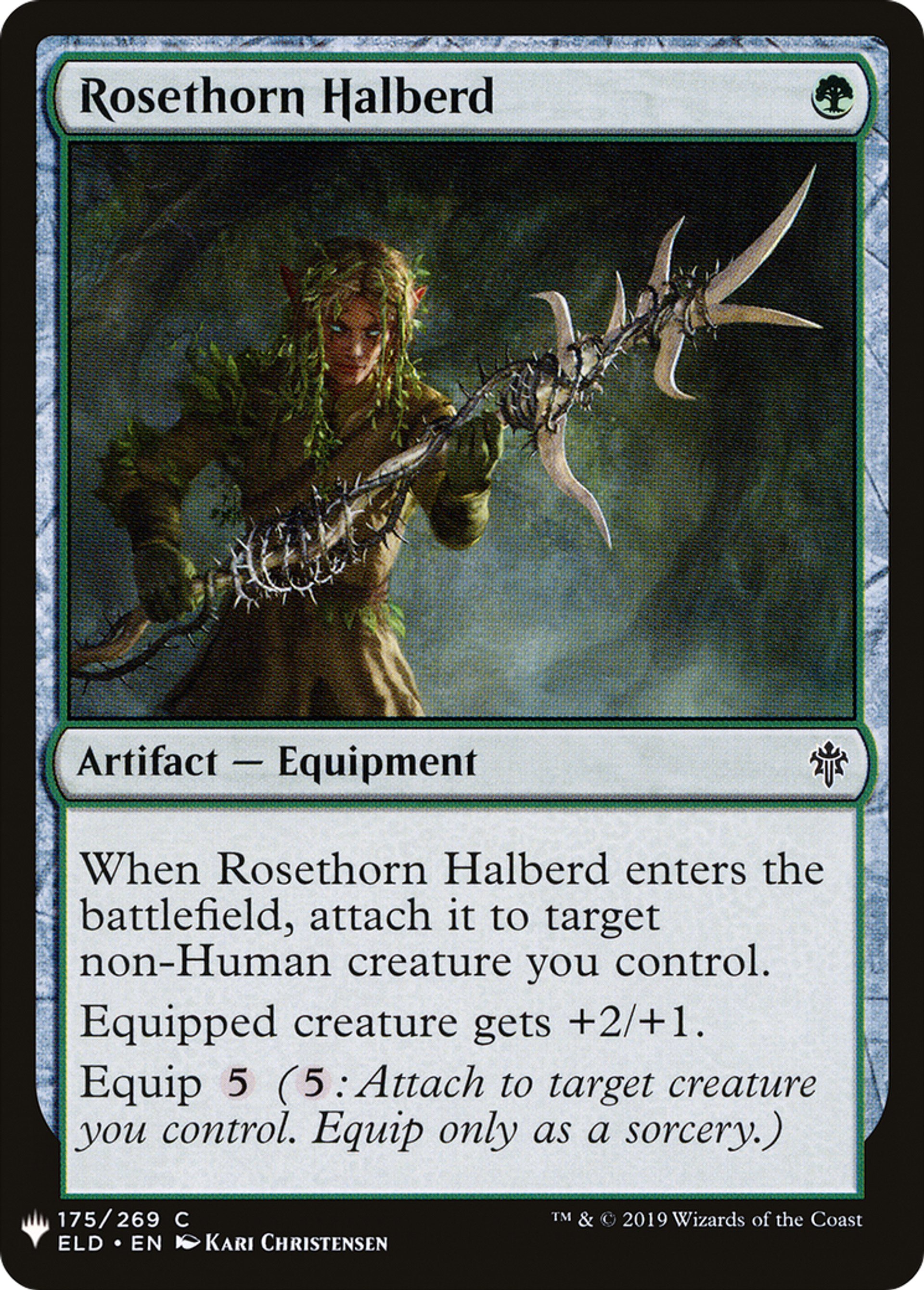 Rosethorn Halberd — The List — Magic: The Gathering