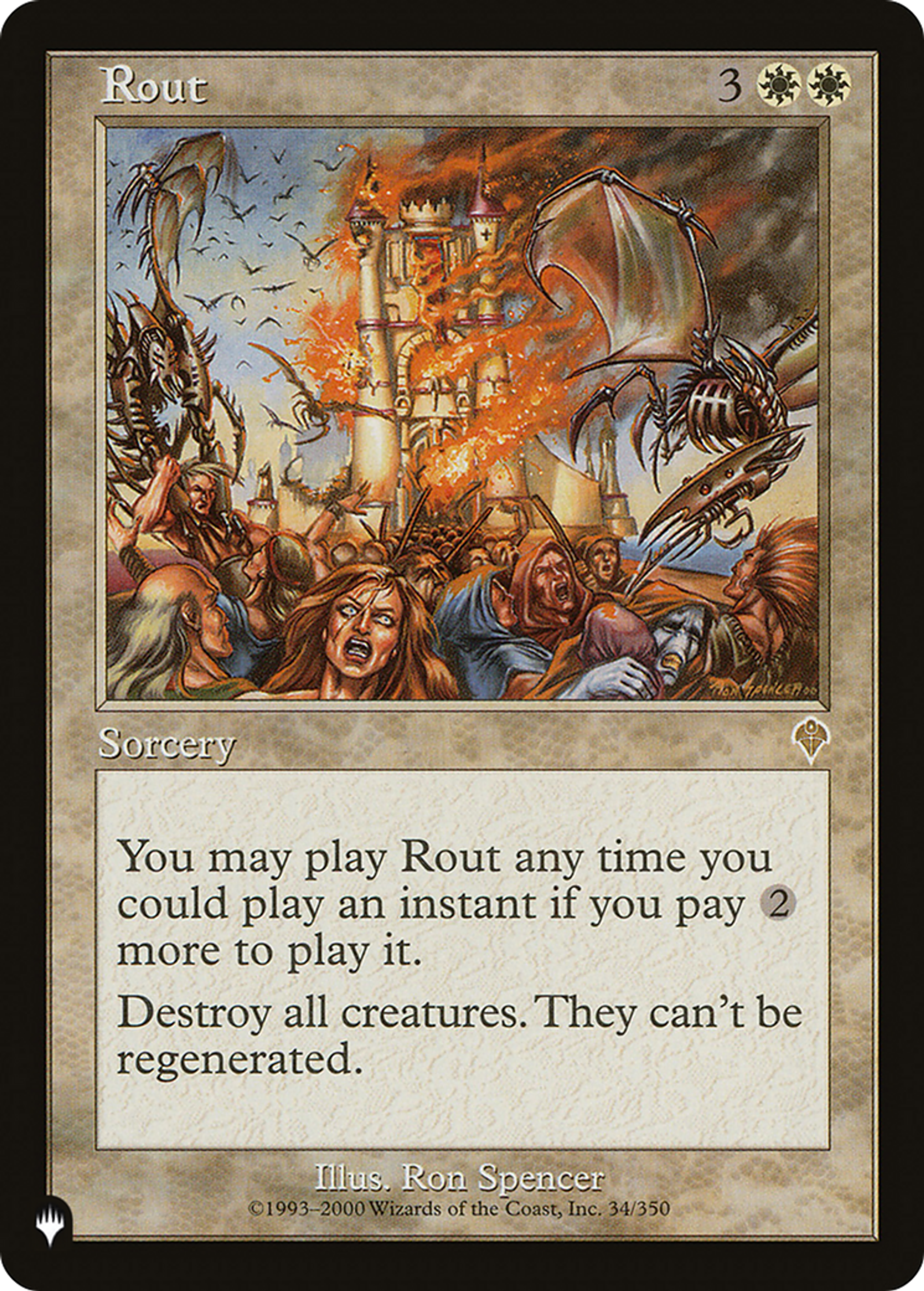 Rout — The List — Magic: The Gathering