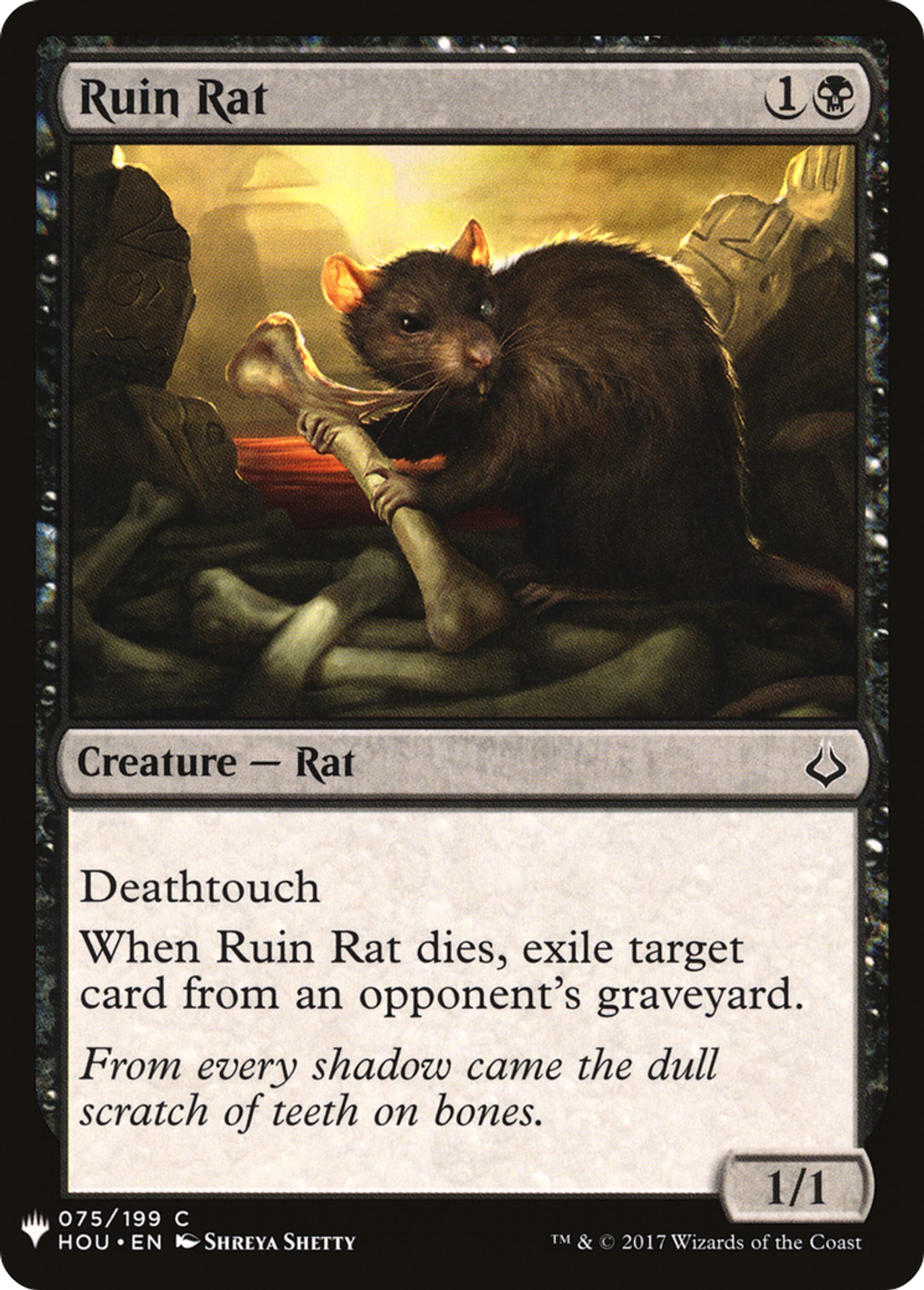 Ruin Rat — The List — Magic: The Gathering