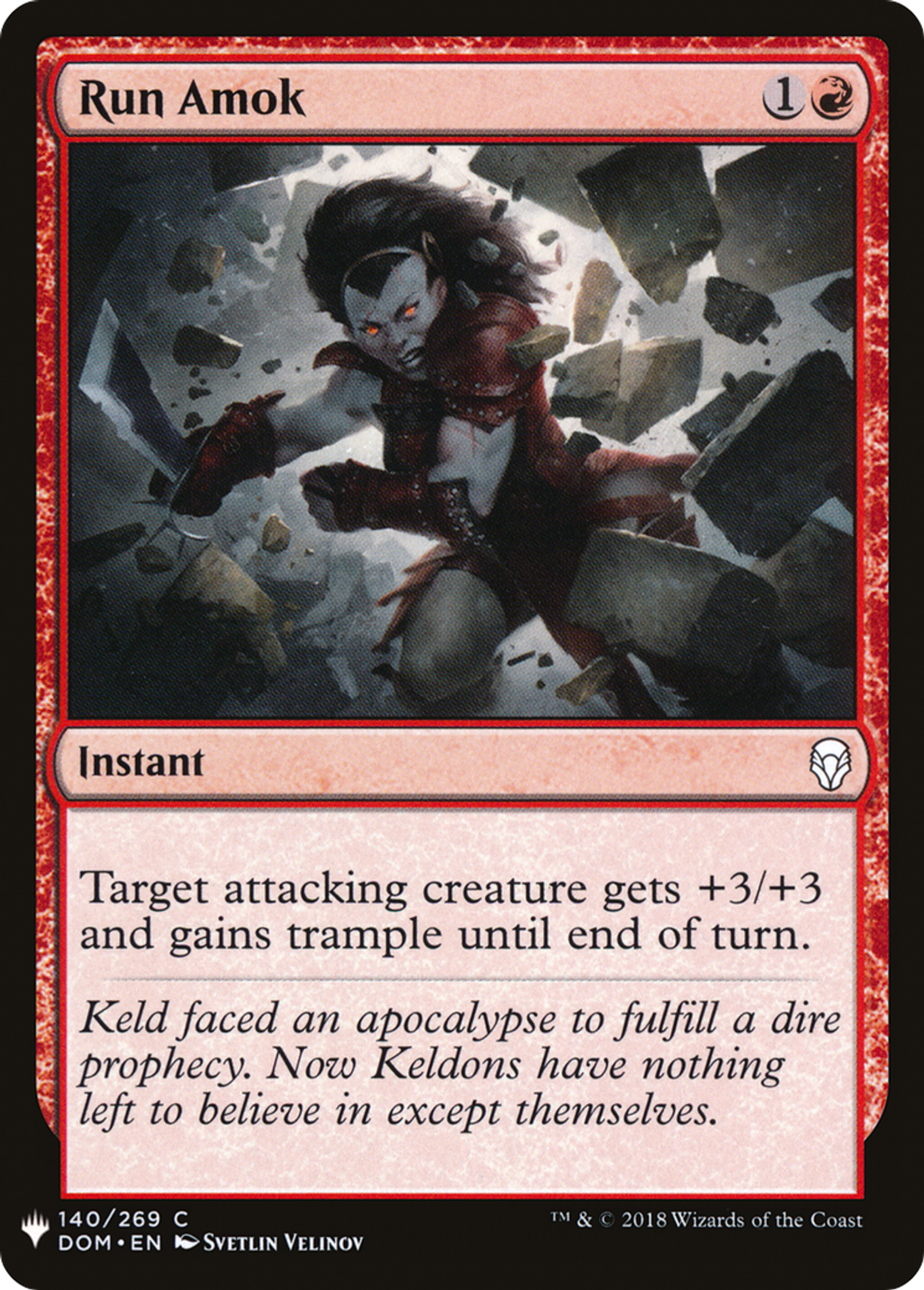 Run Amok — The List — Magic: The Gathering