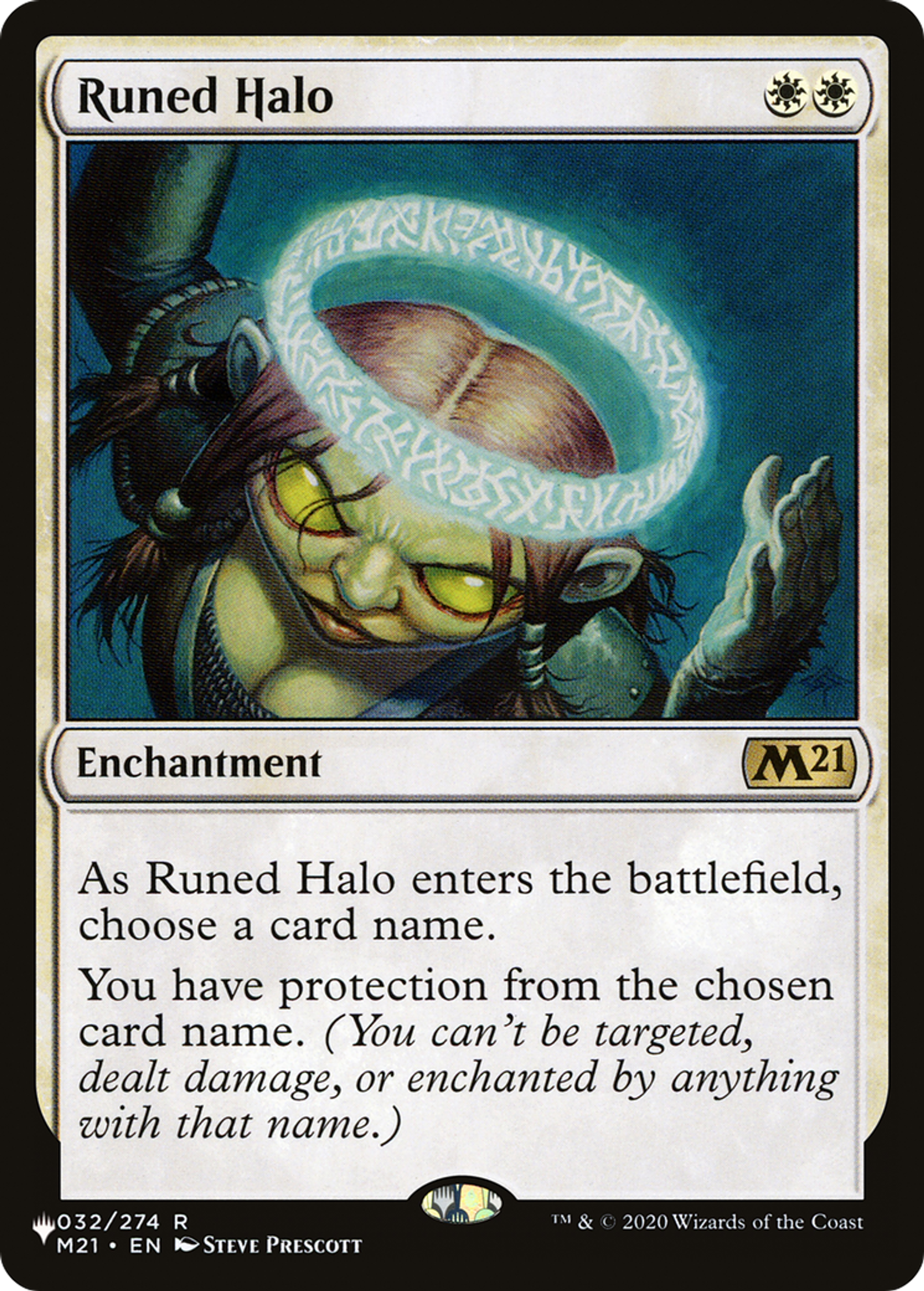 Runed Halo — The List — Magic: The Gathering