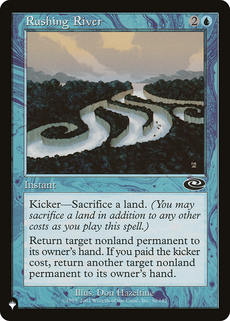 Rushing River — The List — Magic: The Gathering