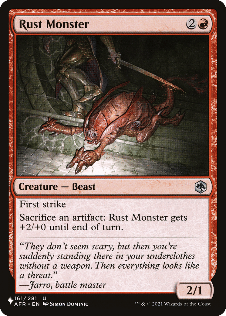 Rust Monster — The List — Magic: The Gathering