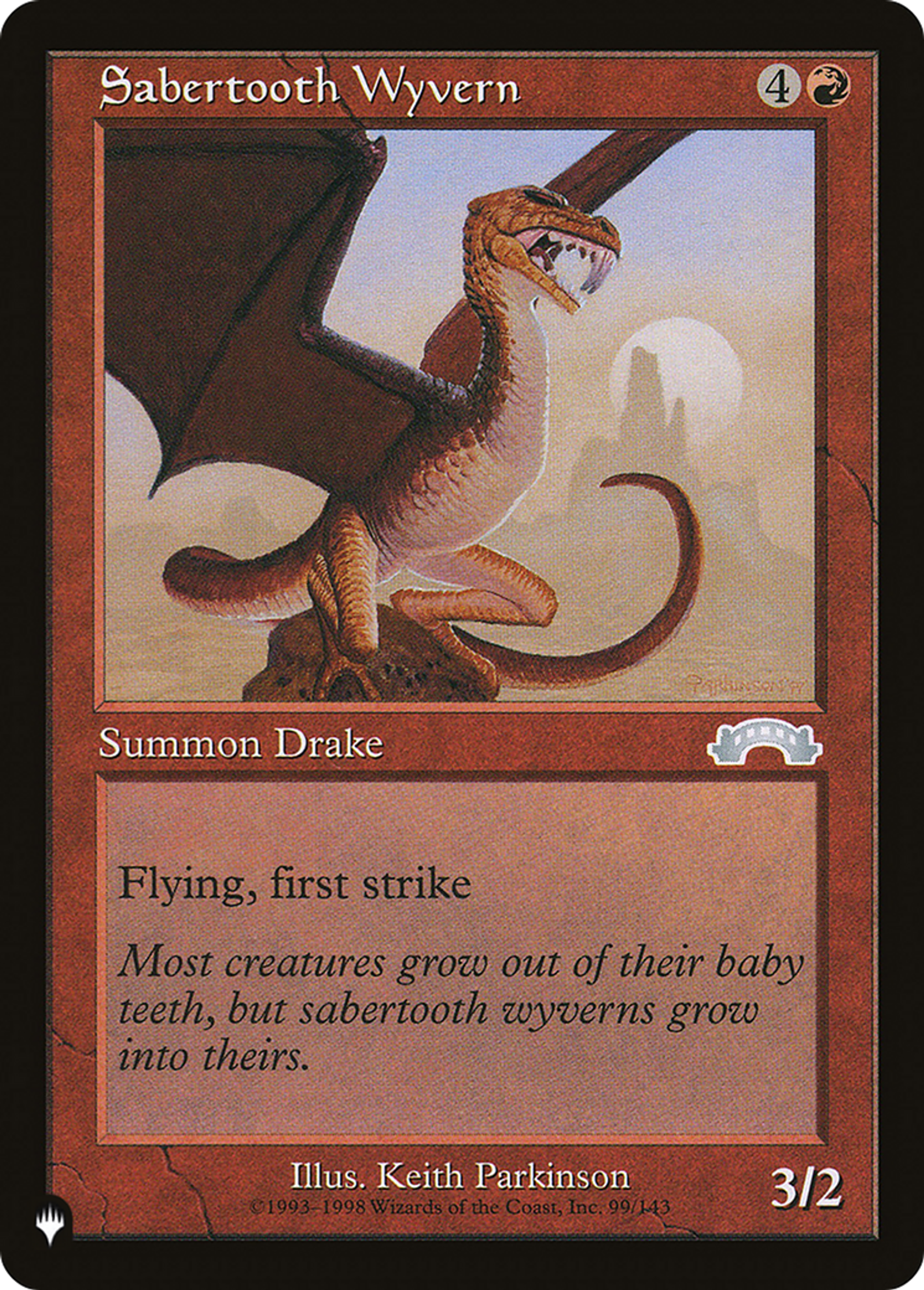 Sabertooth Wyvern — The List — Magic: The Gathering