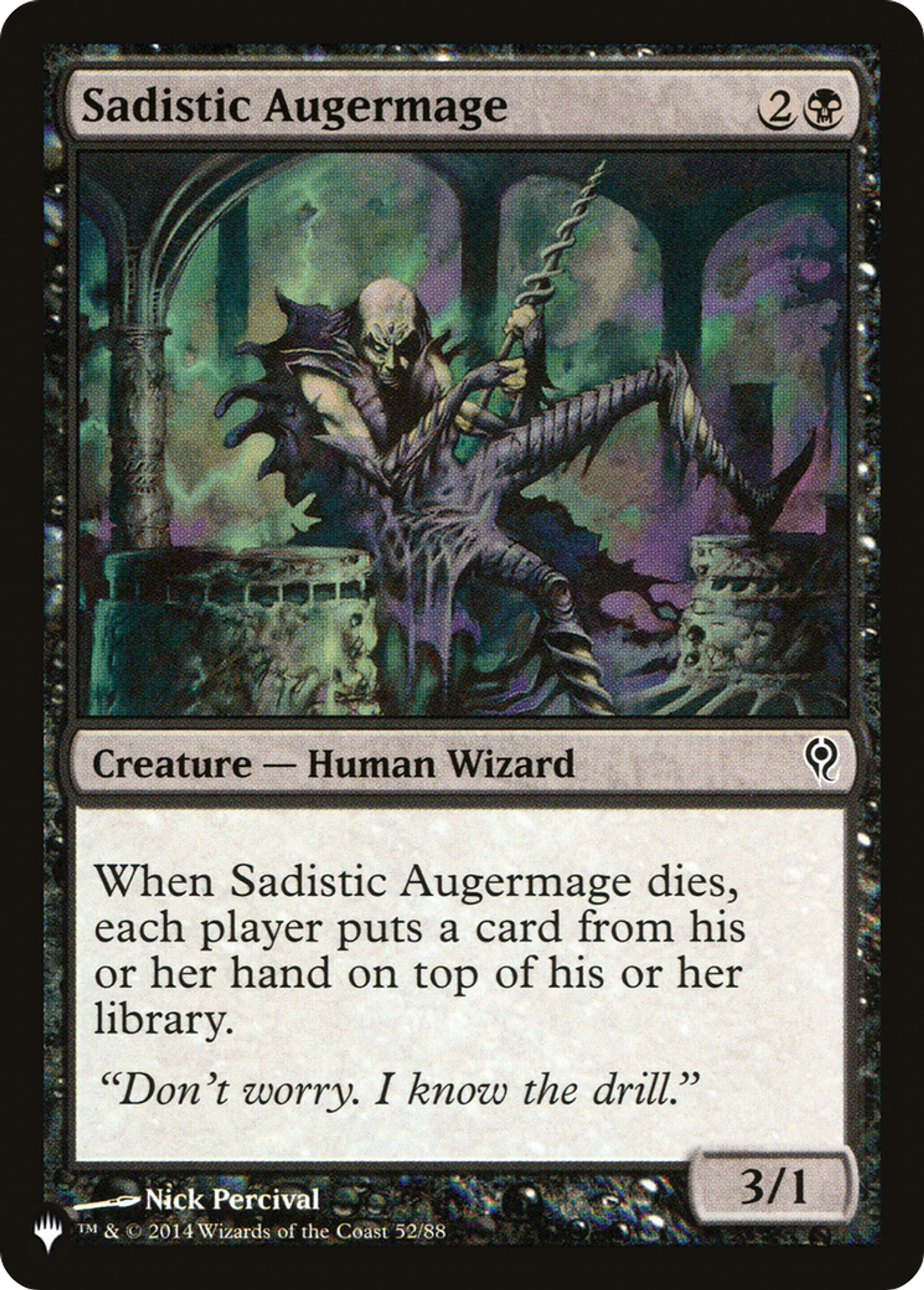 Sadistic Augermage — The List — Magic: The Gathering