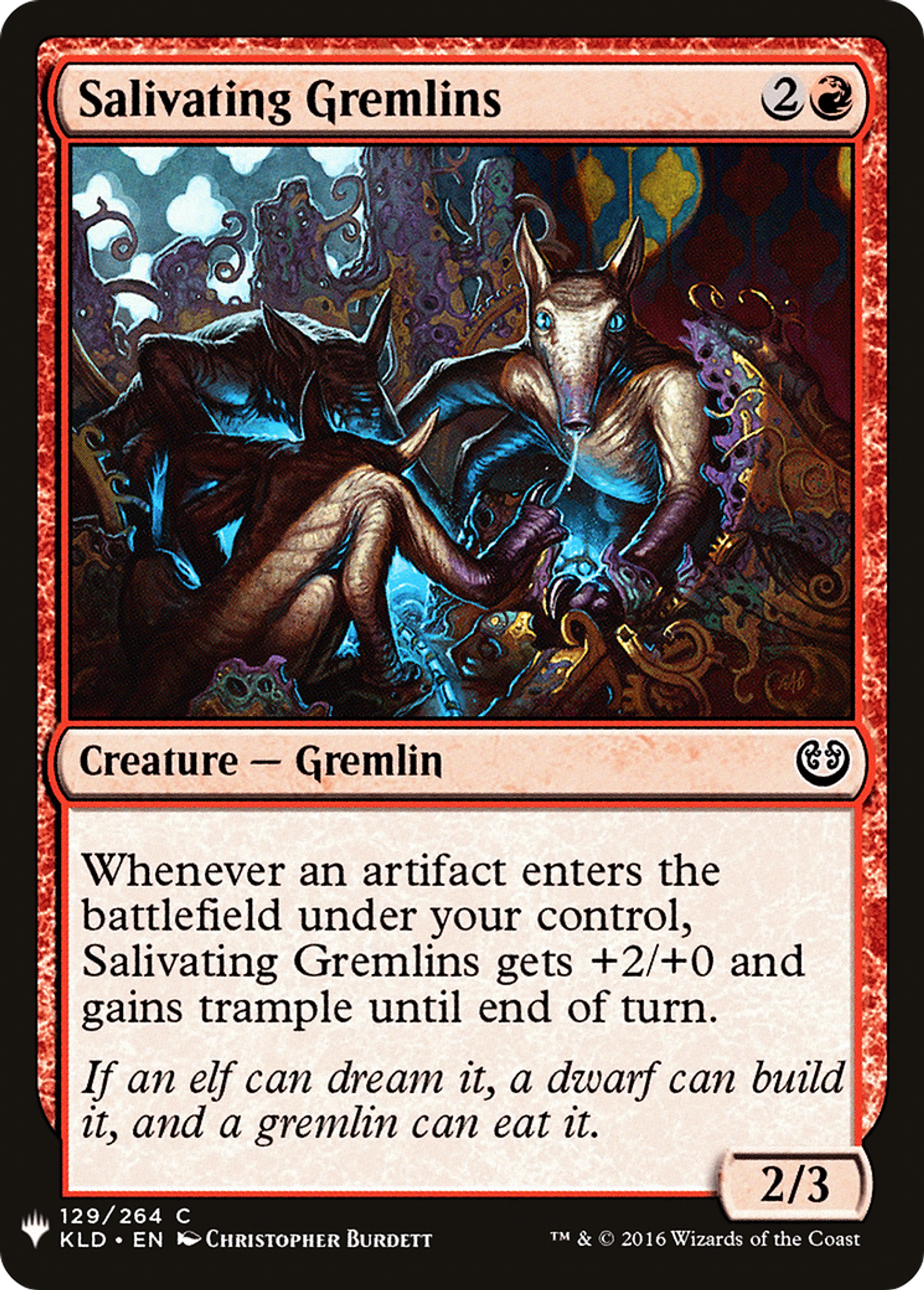 Gremlins salivants — The List — Magic: The Gathering